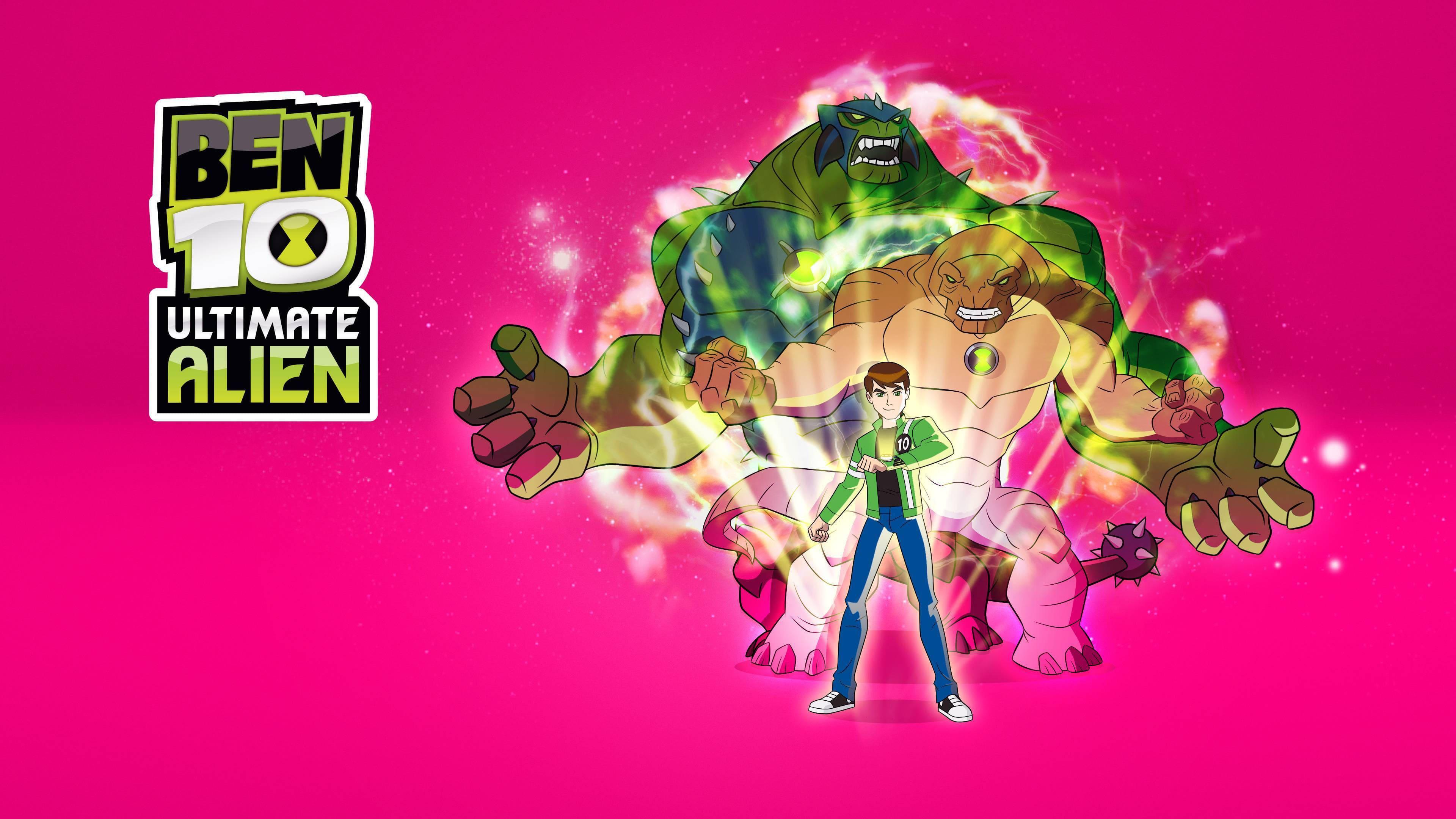 Ben 10 Ultimate Alien Pink — 3840x2160 wallpaper
