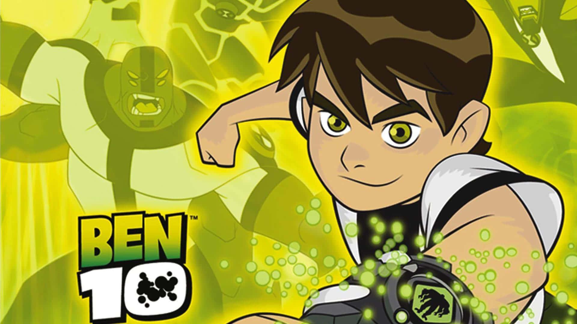 Ben Tennyson and Ben 10 Omnitrix Digital Watch — 1920x1080 wallpaper