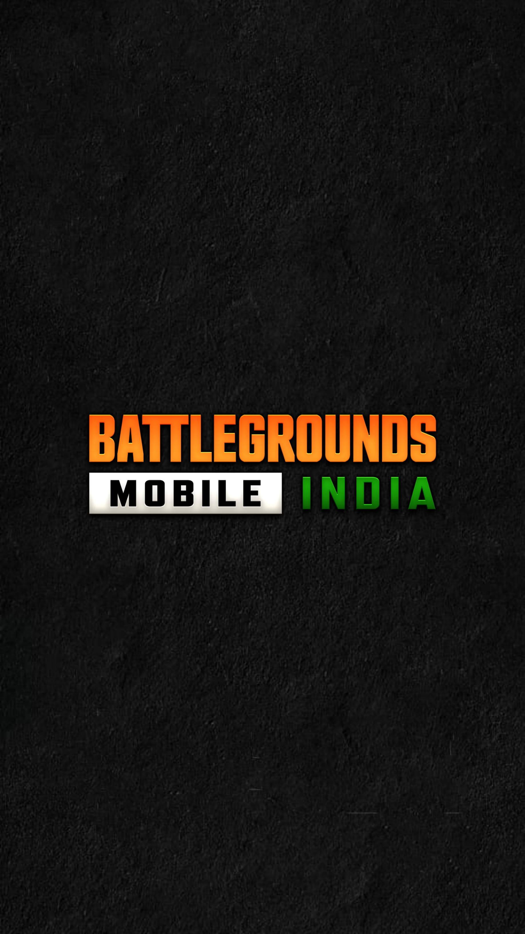 BGMI Logo Against Black Background — 1836x3264 wallpaper