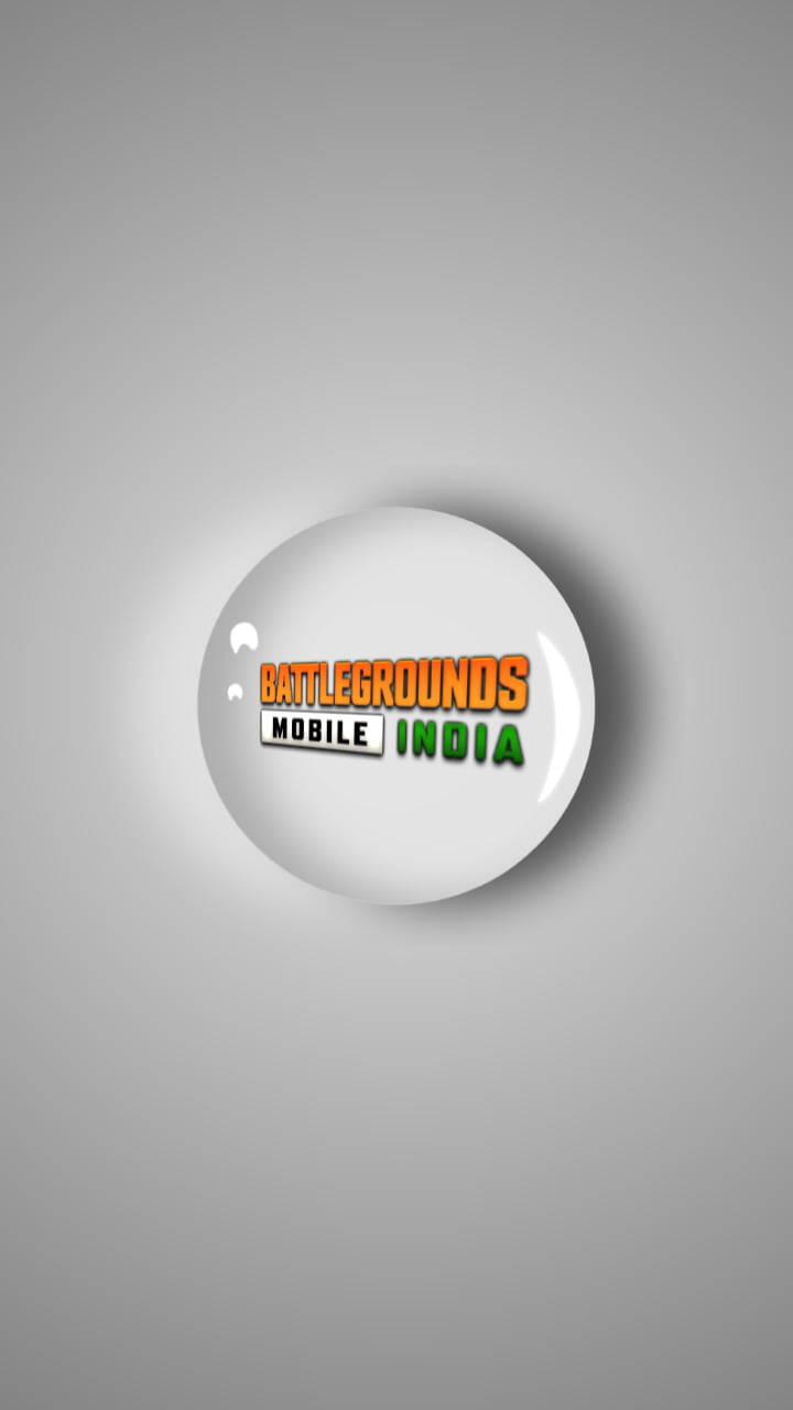 BGMI Logo On White Plate — 720x1280 wallpaper