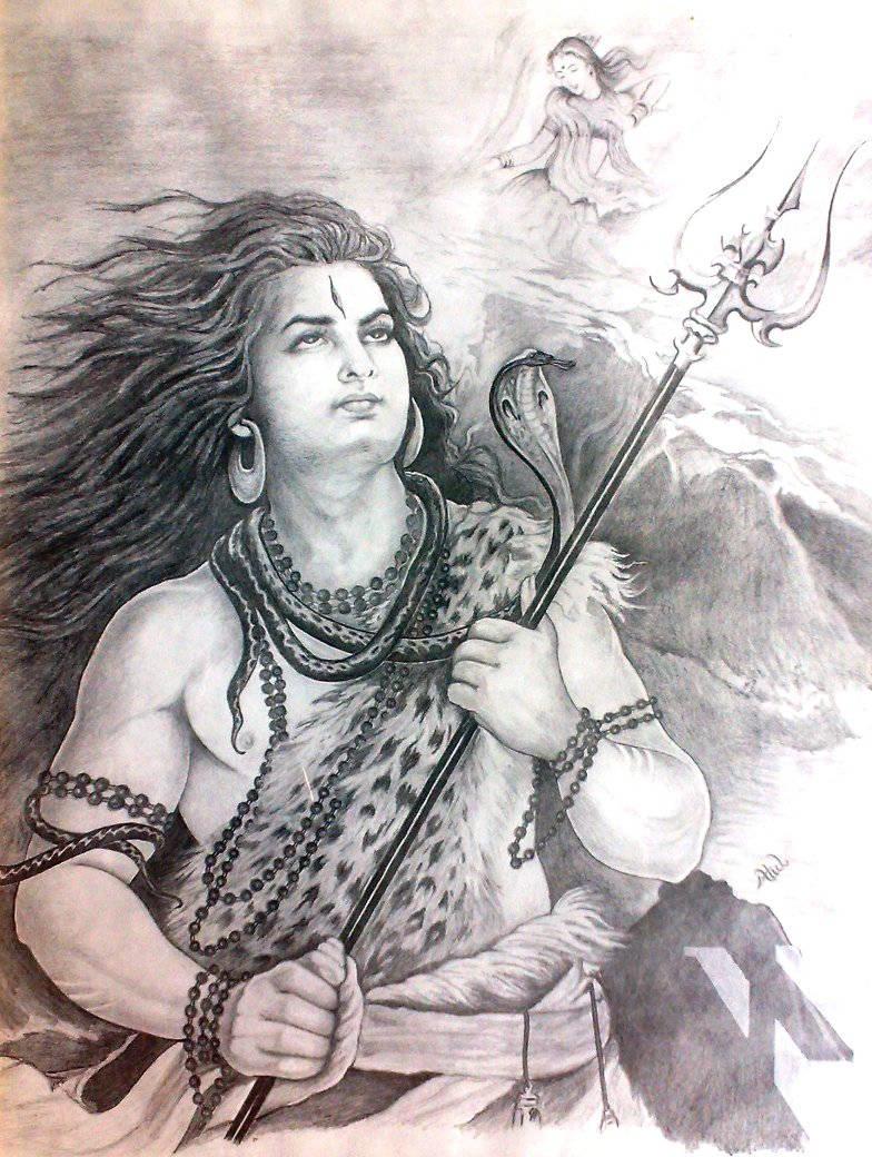 Bhole Baba Sketch — 784x1040 wallpaper