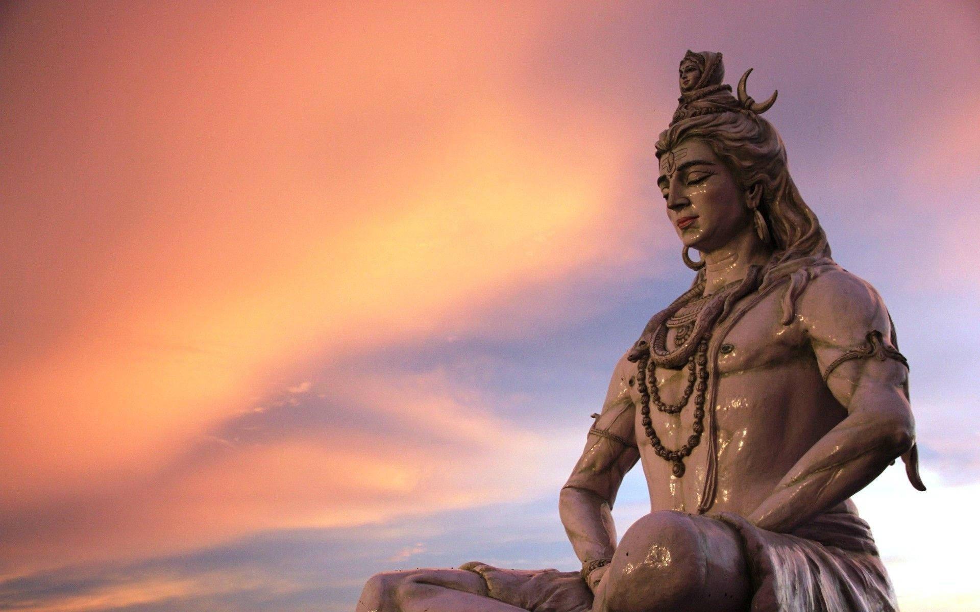 Bholenath HD Shiva Meditating Sunset