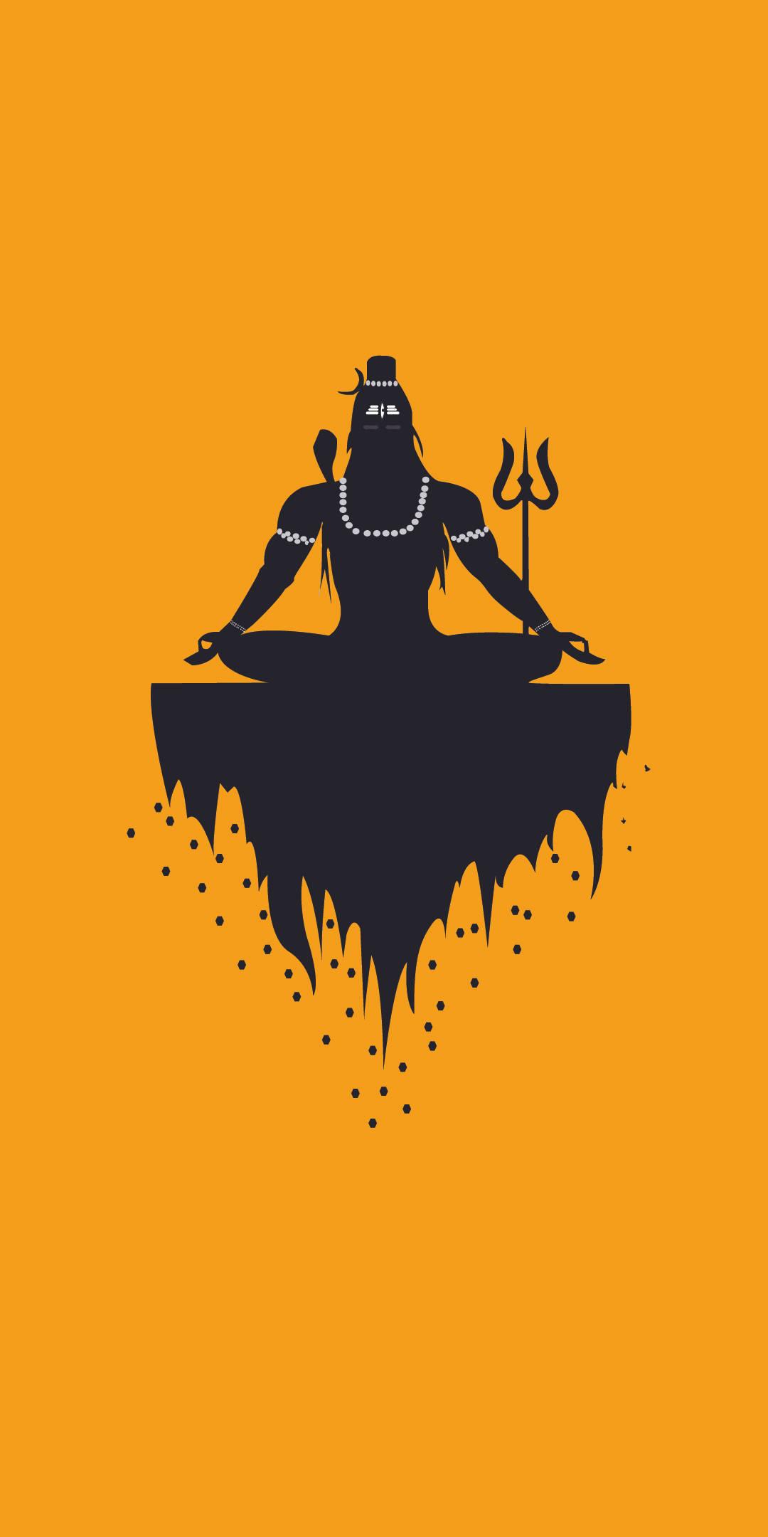 Bholenath HD Shiva Minimalist Artwork
