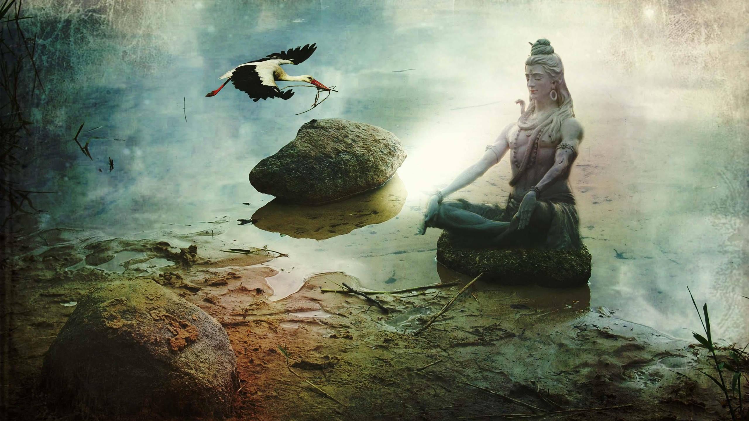Bholenath HD Shiva Sculpture Pond