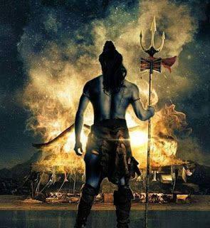 Bholenath Looking At Fire 3D — 295x320 wallpaper