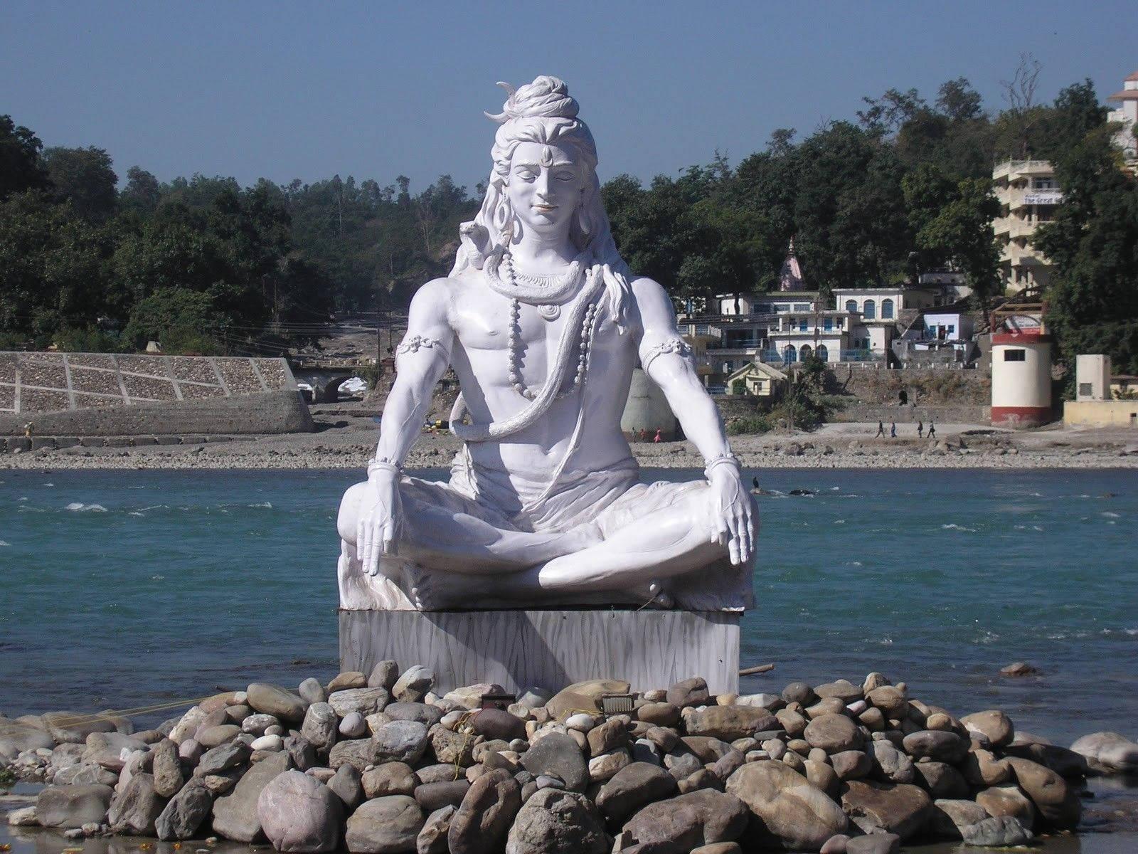 Bholenath Rishikesh Shiva Statue 3D — 1600x1200 wallpaper