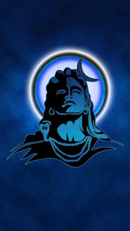 Bholenath Shiva 3D Portrait — 446x794 wallpaper
