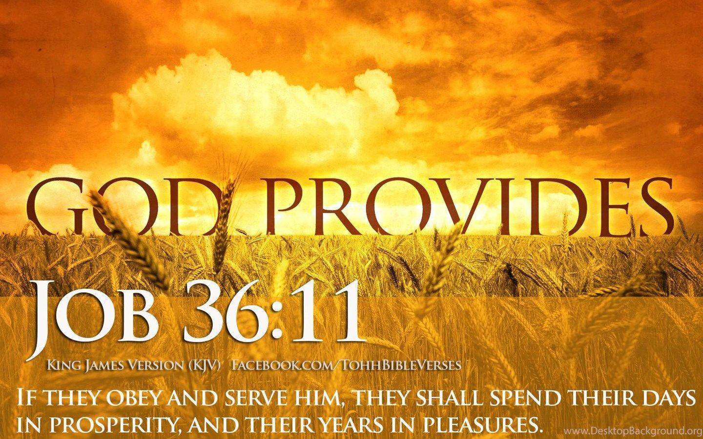 Bible Verse God Provides — 1440x900 wallpaper