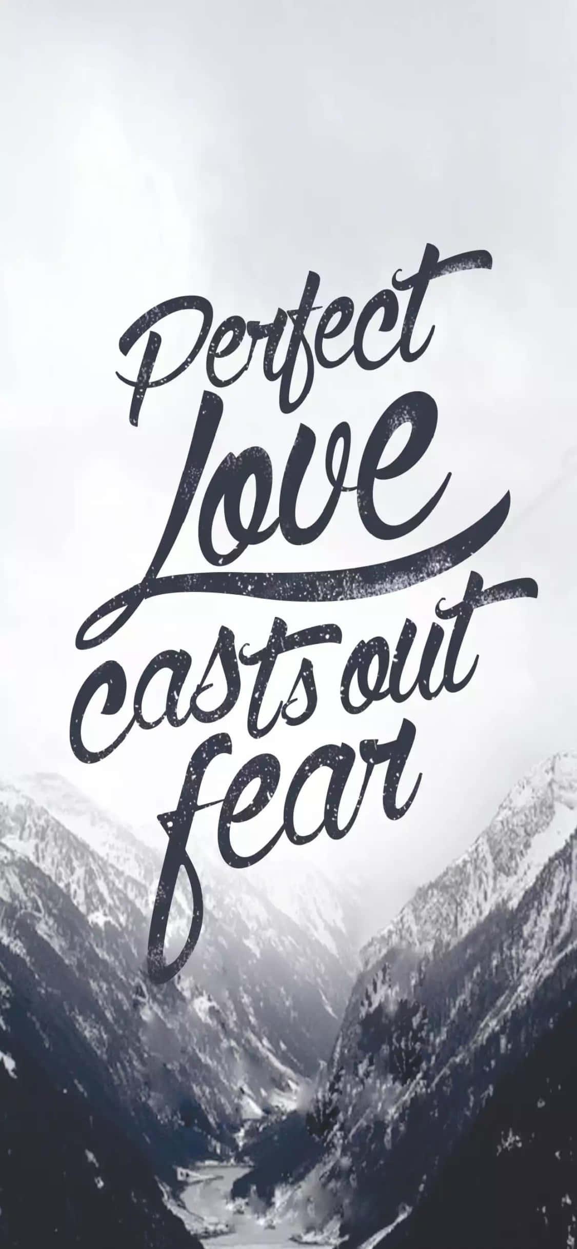 Bible Verse Phone Perfect Love — 1125x2436 wallpaper