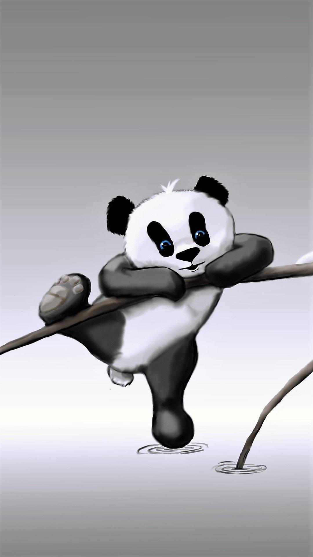 Big Panda Cartoon IPhone — 1080x1920 wallpaper