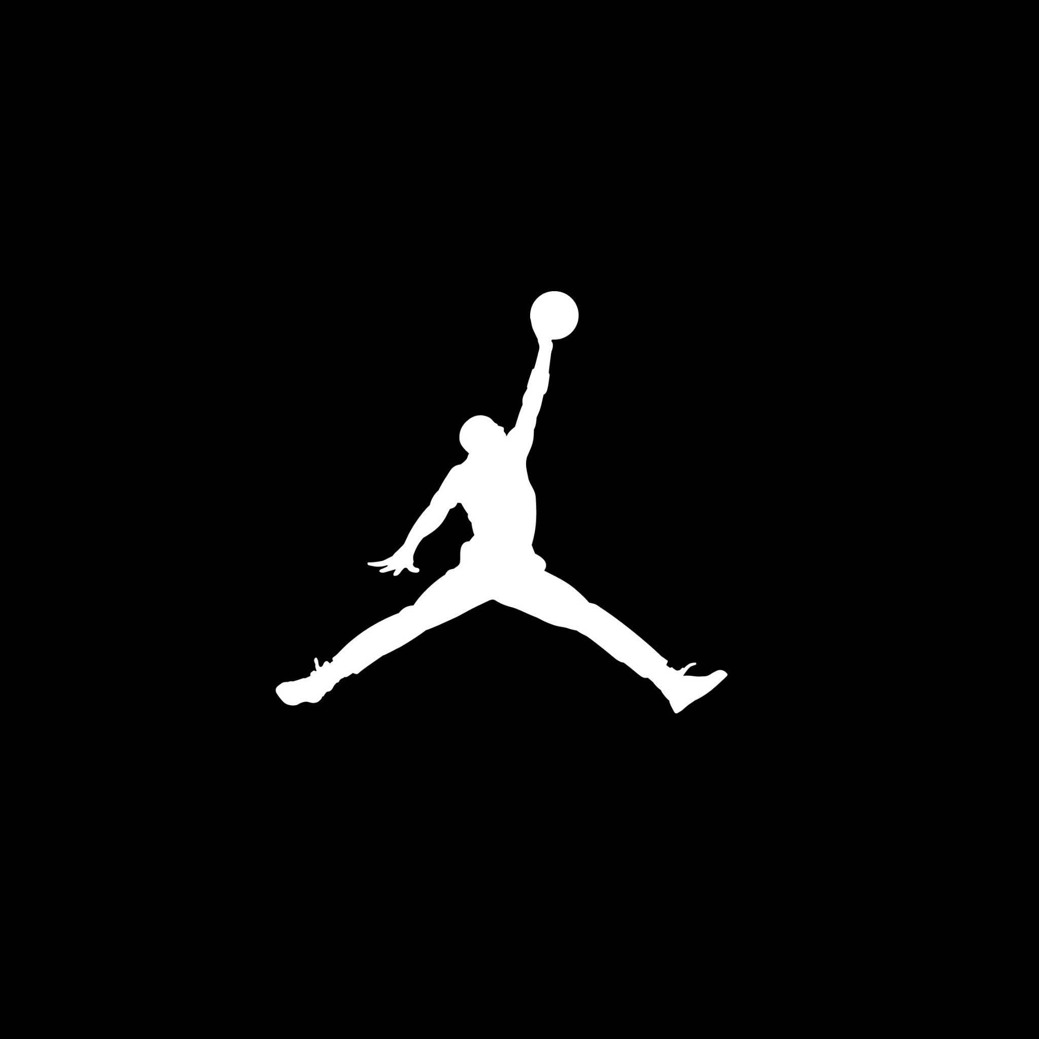 Black Air Jordan Background — 2048x2048 wallpaper