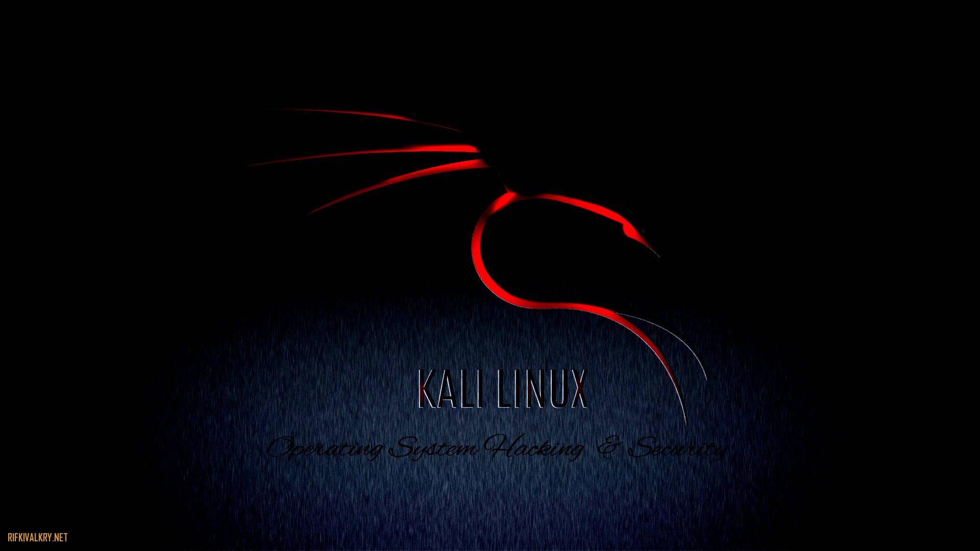 Black And Red Kali Linux — 1920x1080 wallpaper