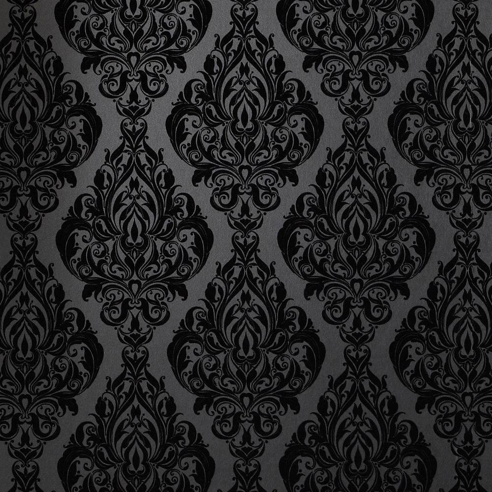Black and White Mandala Wall Design — 1000x1000 wallpaper