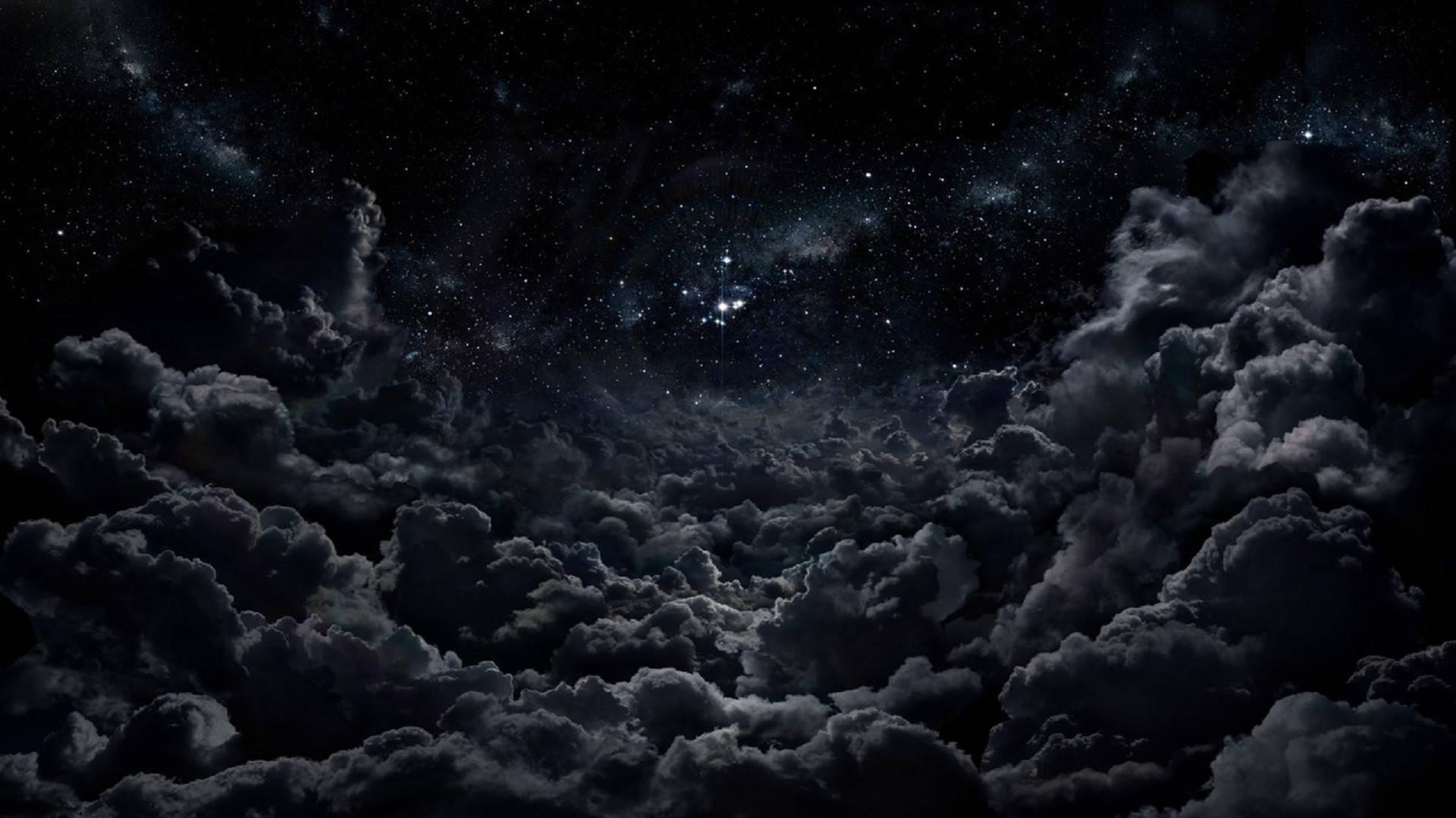 Black Cloudy Sky — 1920x1080 wallpaper