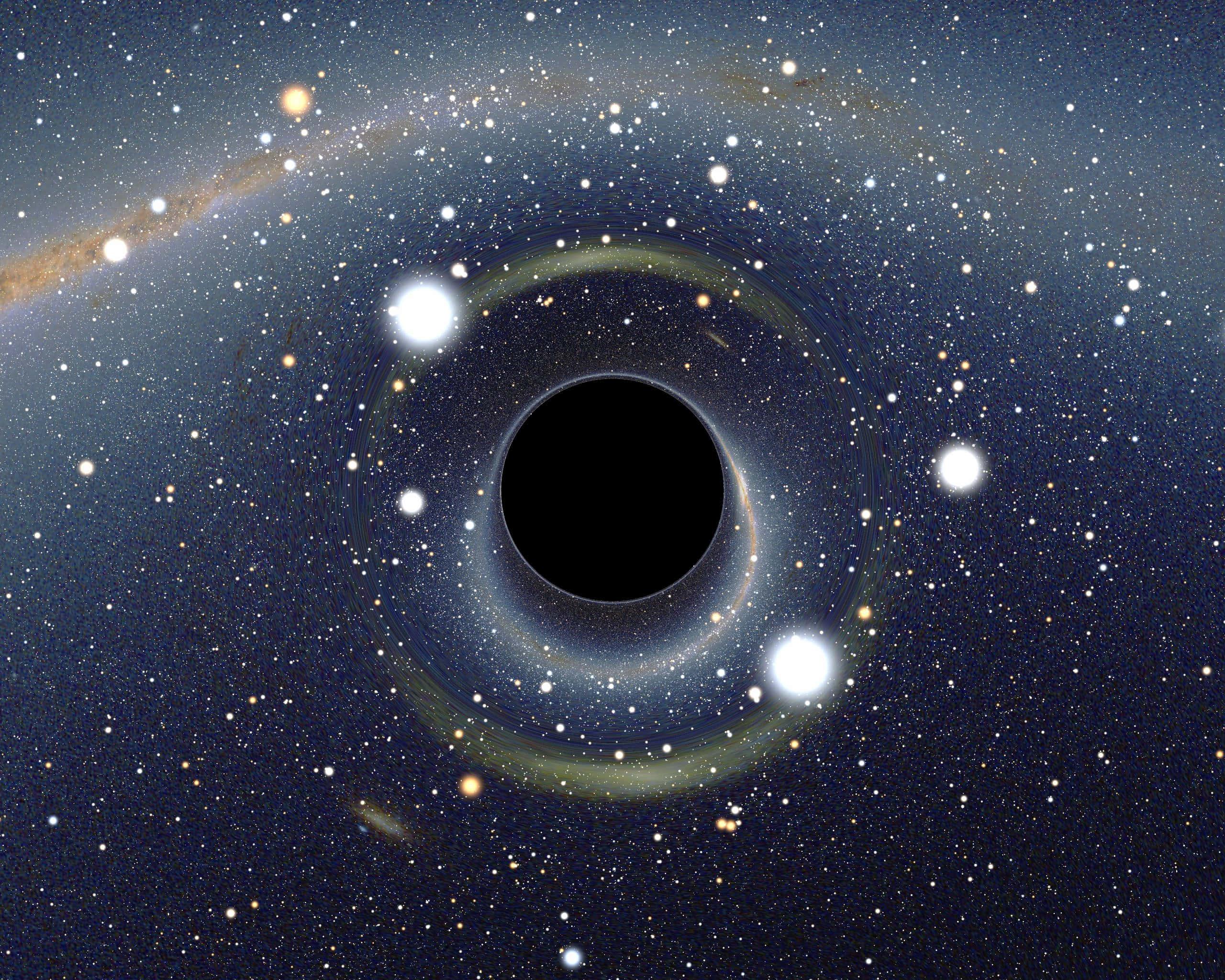 Black Hole background — 2560x2048 wallpaper