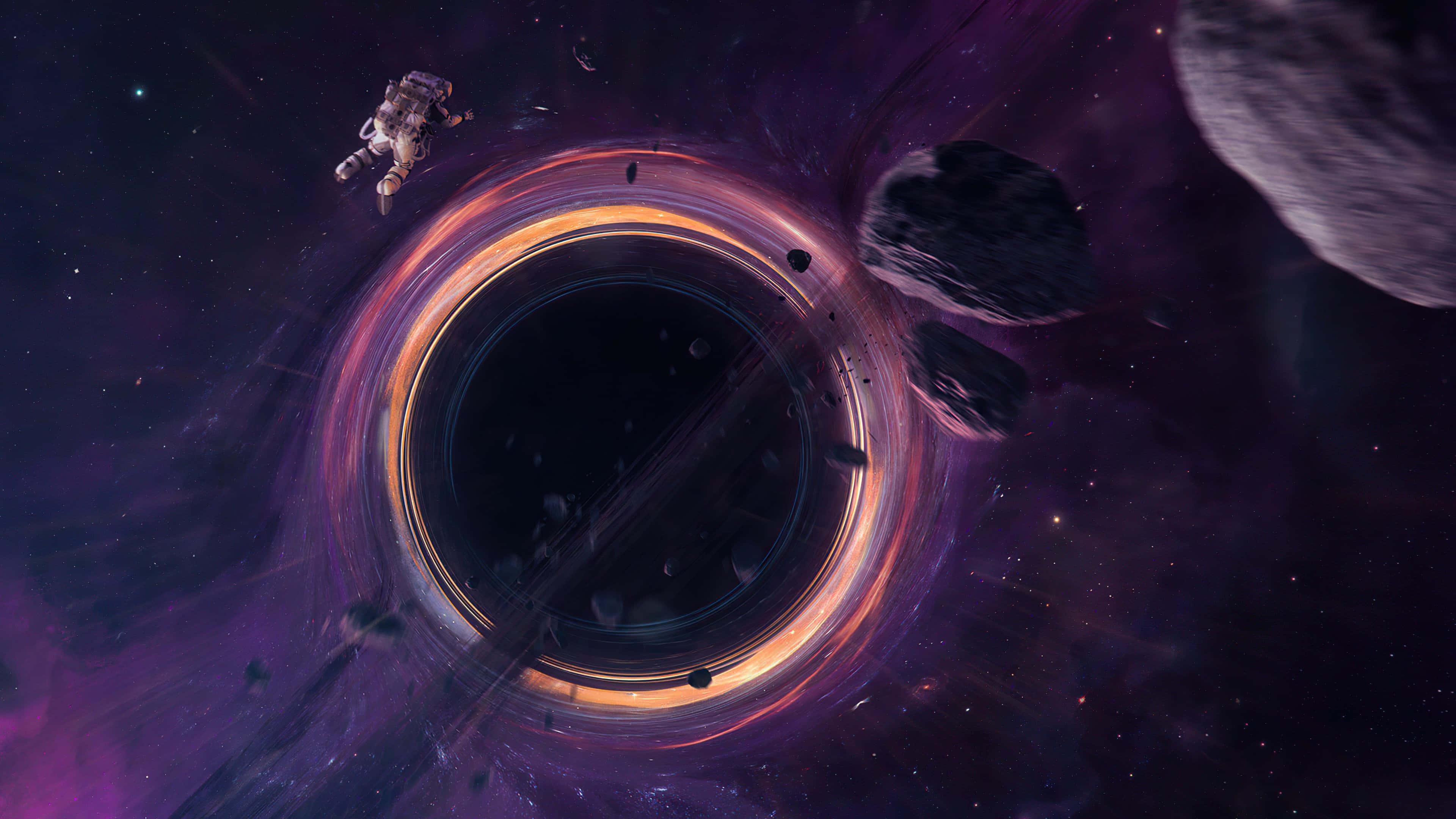 Black Hole background — 3840x2160 wallpaper