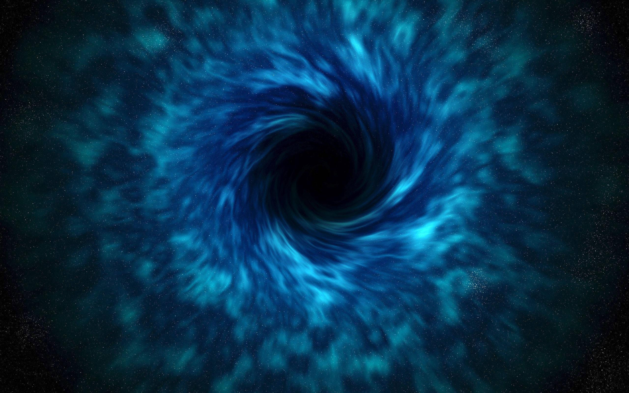 Black Hole Distortion In The Galaxy — 2560x1600 wallpaper