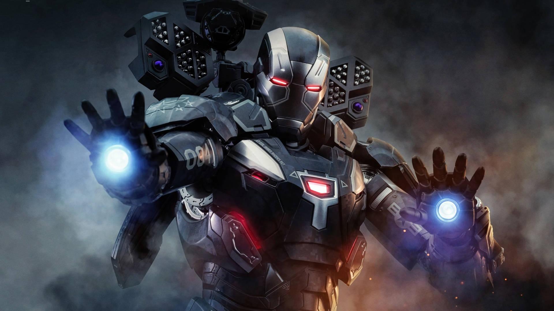 Black Iron Man Suit in Full HD — 1920x1080 wallpaper