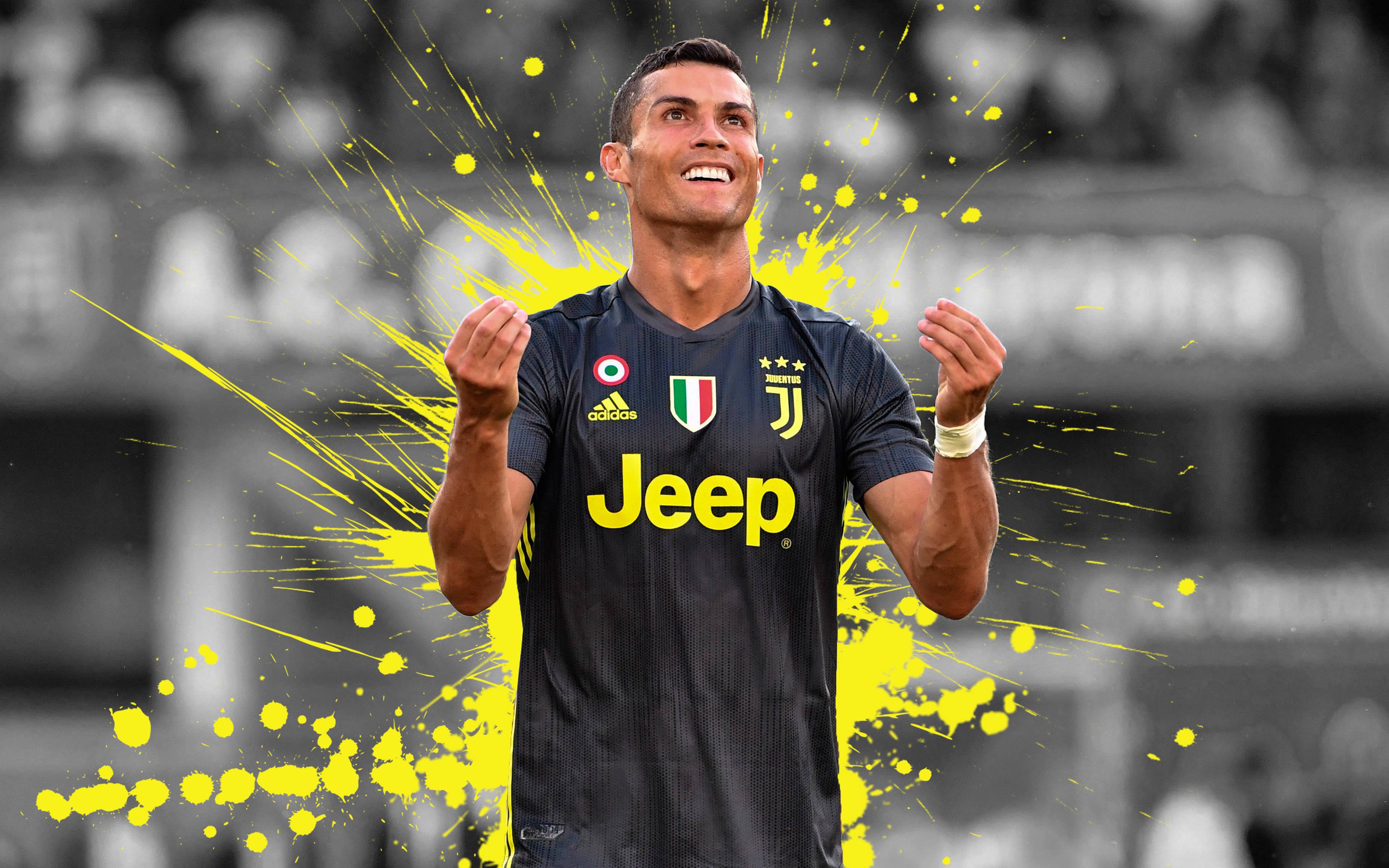 Black Jeep Jersey Cristiano Ronaldo Hd 4k — 3840x2400 wallpaper