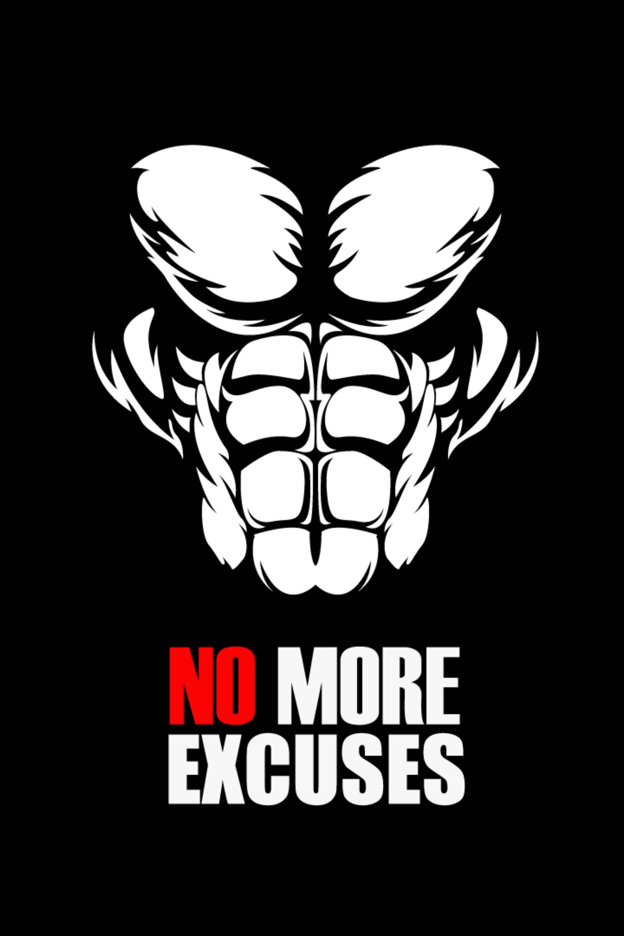 Black Motivation Excuses — 2176x3264 wallpaper