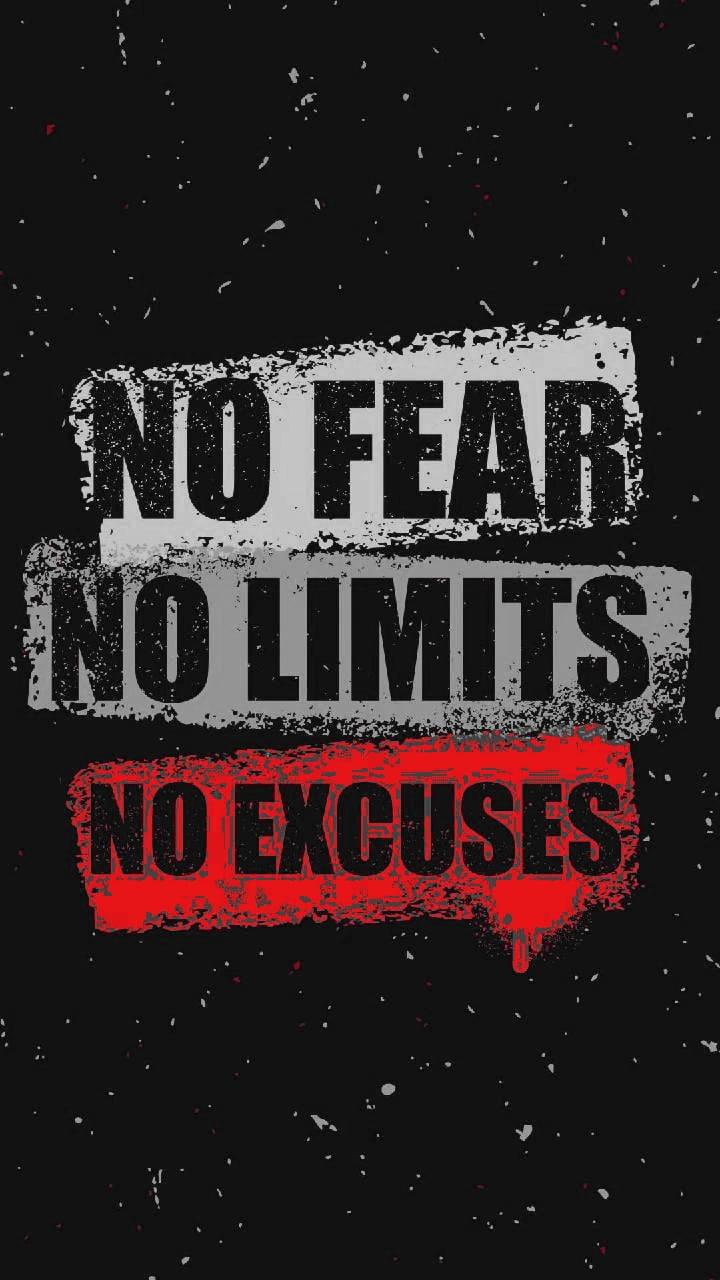 Black Motivation Limit Excuses — 720x1280 wallpaper