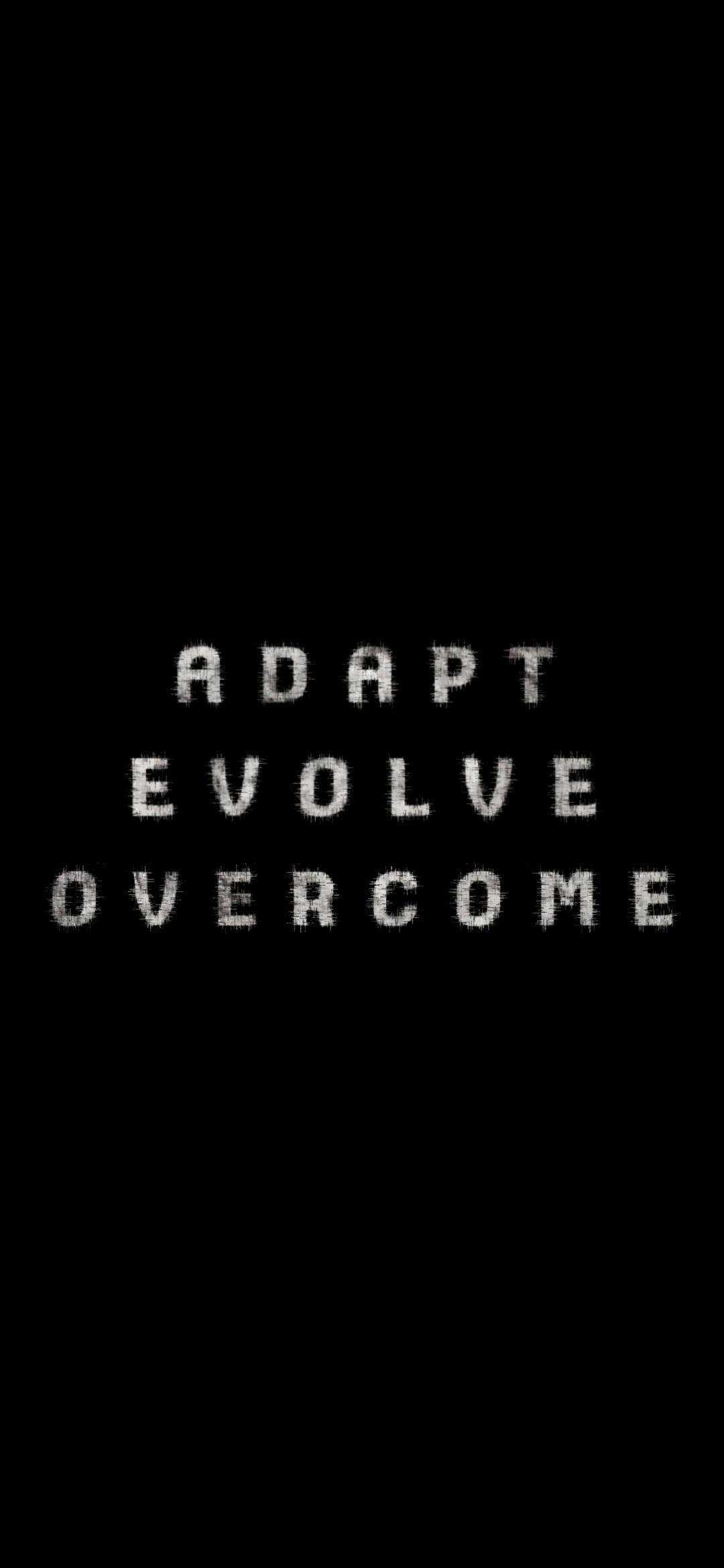 Black Motivation Overcome — 1080x2340 wallpaper