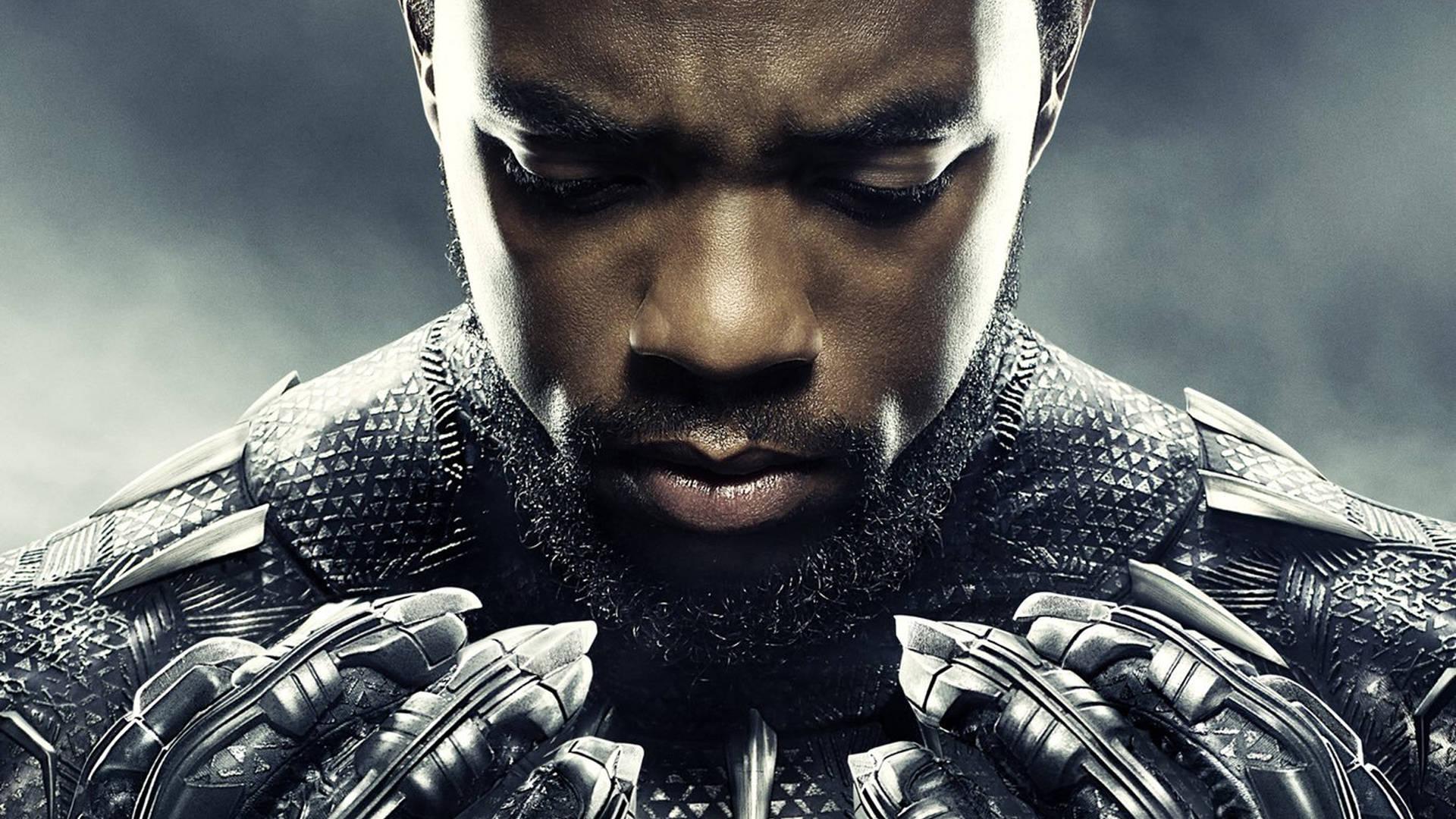 Black Panther Chadwick Close Up — 1920x1080 wallpaper