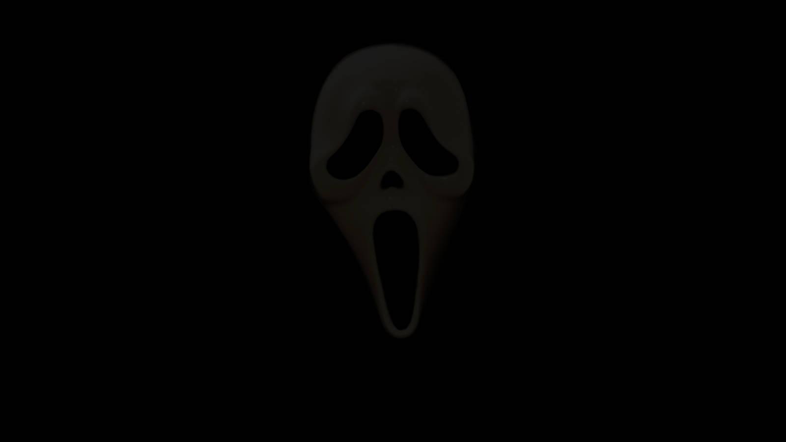 Black Scream Ghostface — 1600x900 wallpaper