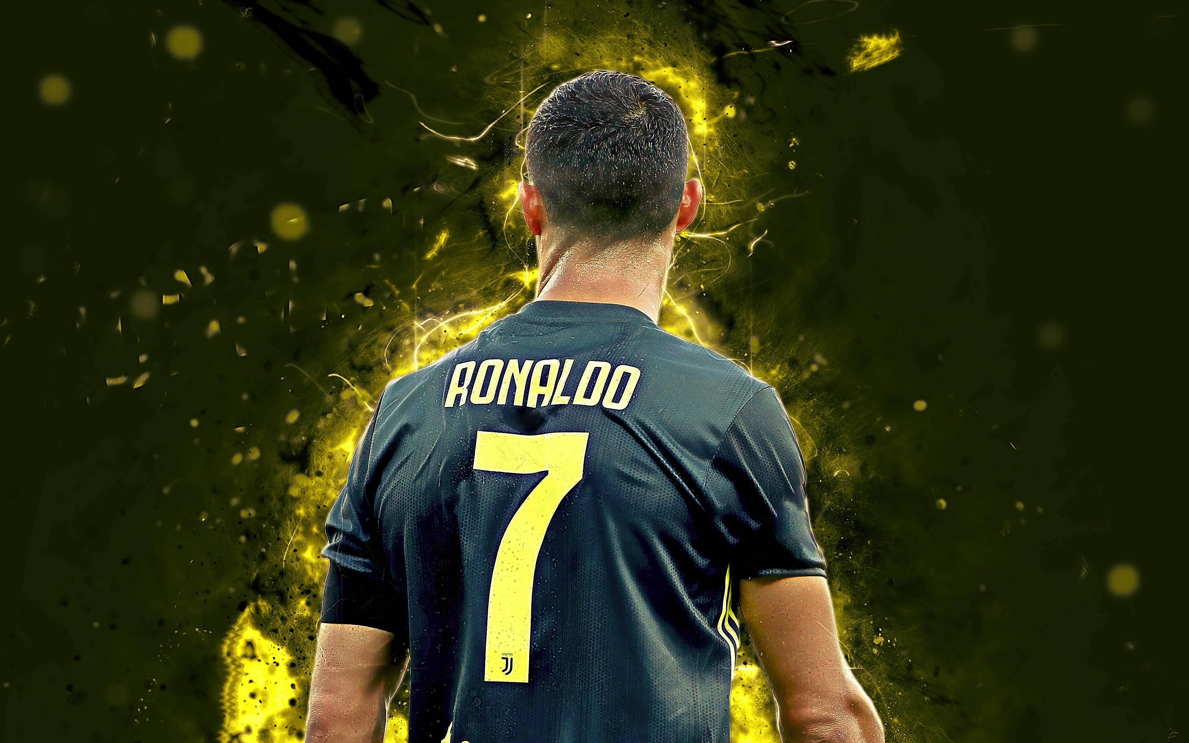Black Yellow Jersey Cristiano Ronaldo Hd 4k — 3840x2400 wallpaper
