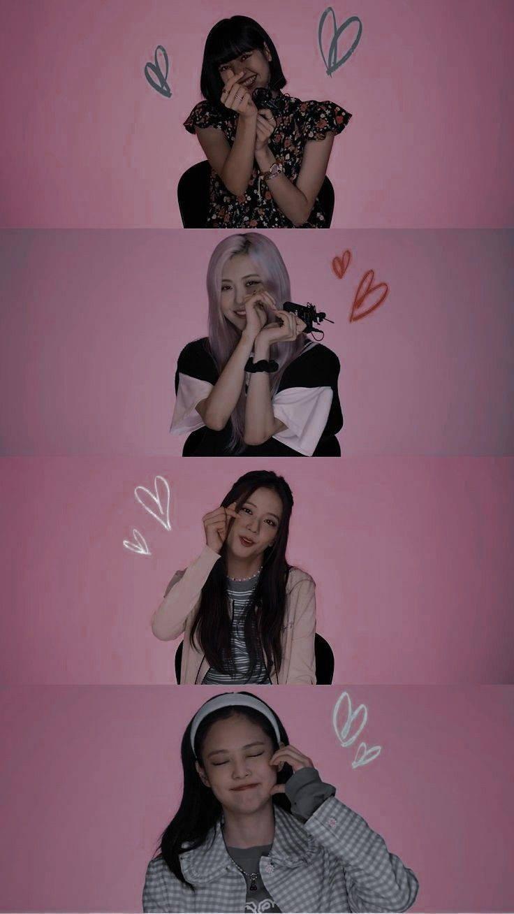 Blackpink Cute Photo Studio — 736x1308 wallpaper