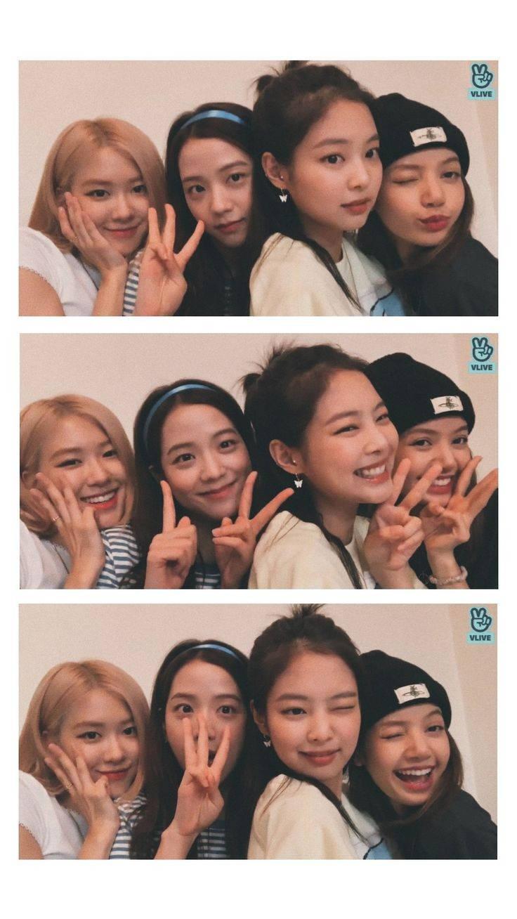 Blackpink Cute VLIVE Screenshots — 736x1308 wallpaper