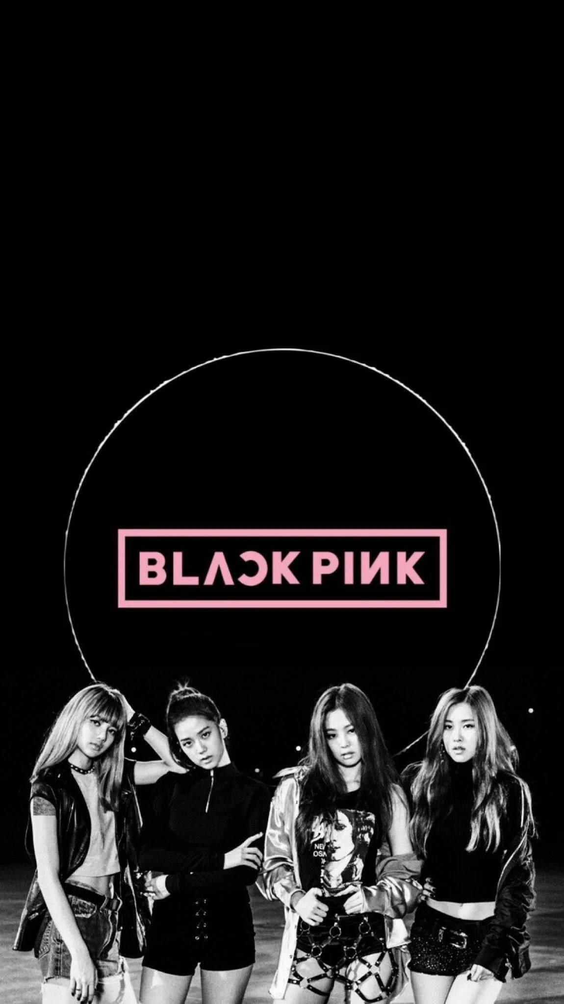 Blackpink Logo For Whistle — 1150x2048 wallpaper