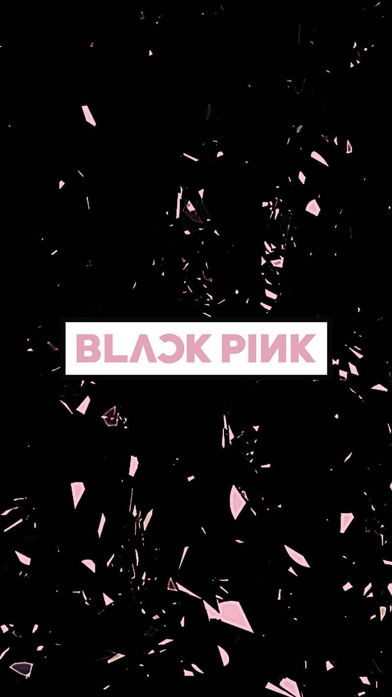 Blackpink Logo In Pink and White — 800x1422 wallpaper