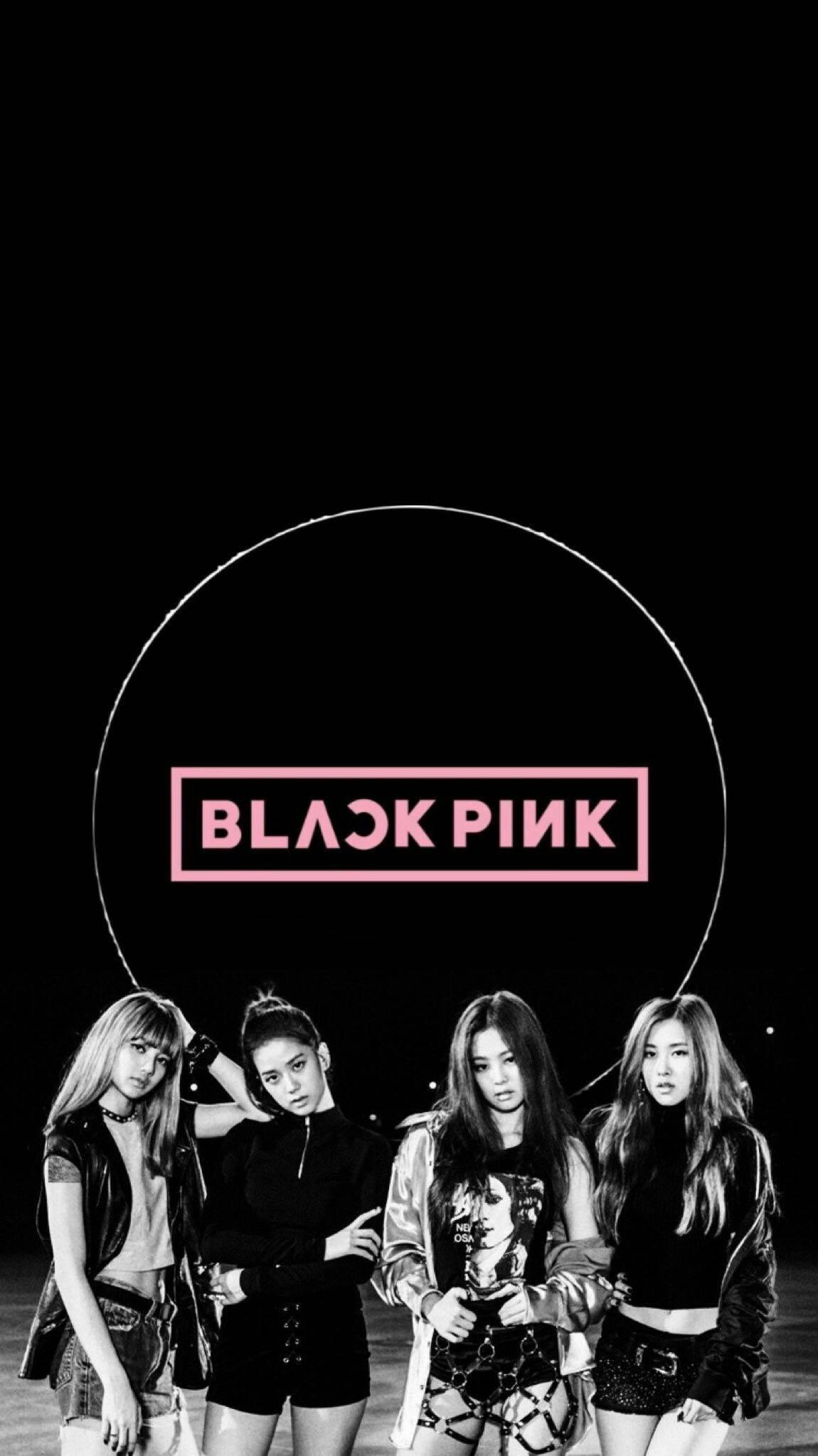 Blackpink Members And Logo In Ring — 1150x2048 wallpaper