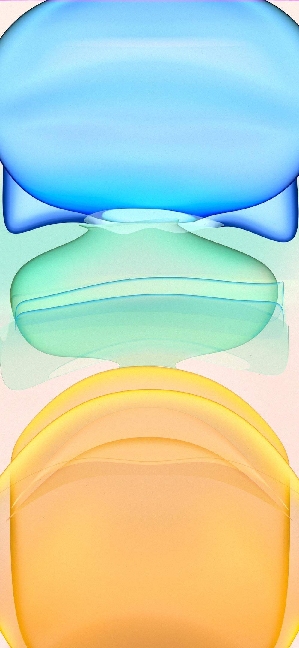 Blending Colorful Abstract Design with iPhone 11's Popularity — 998x2159 wallpaper