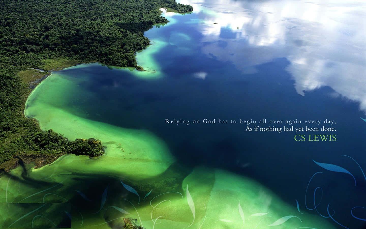 Blessed Are Those Who Put their Faith in God — 1440x900 wallpaper