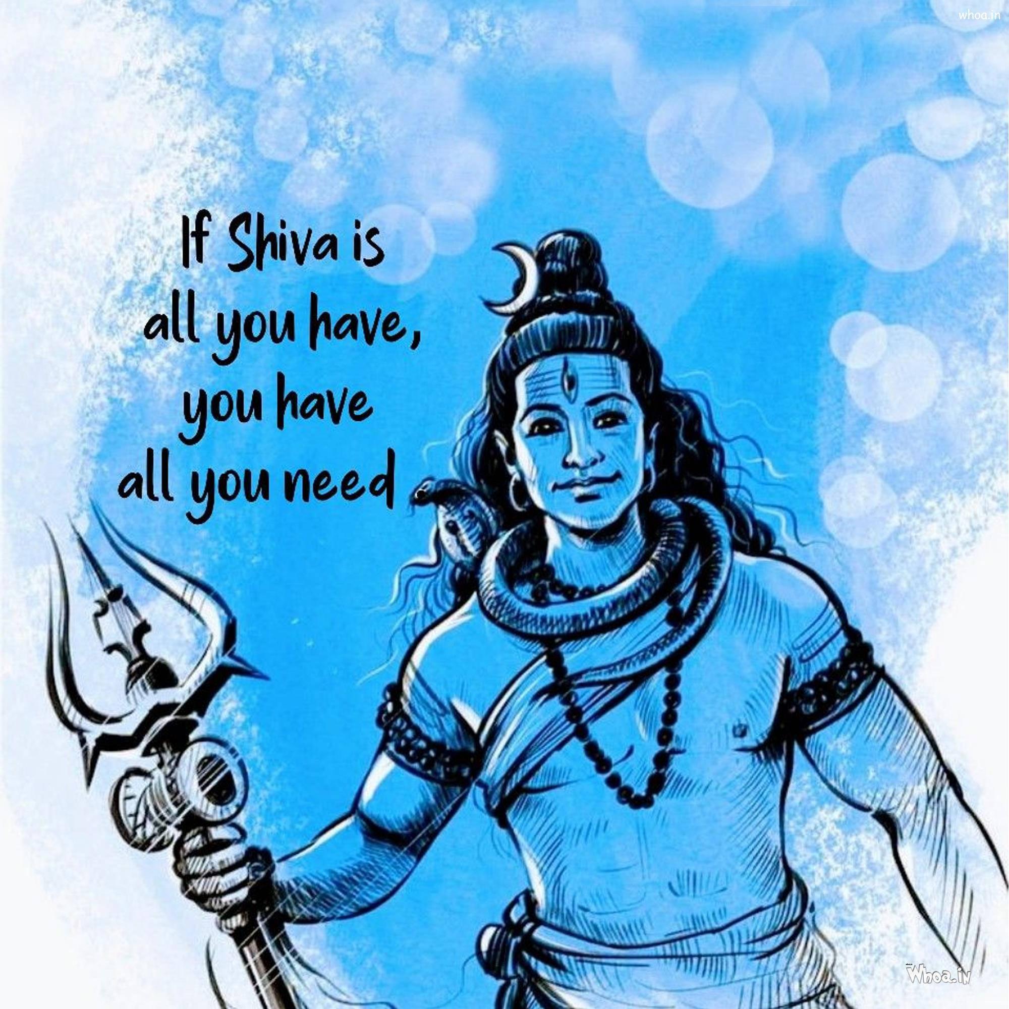 Blessed Divine - HD Enlightening Bholenath image.