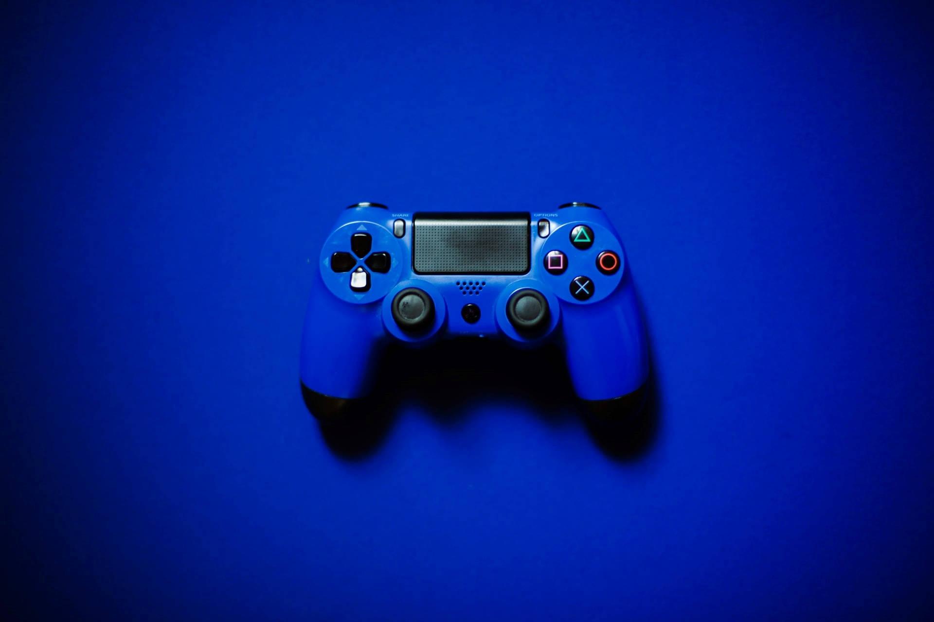 Blue Aesthetic Game Controller — 1920x1280 wallpaper