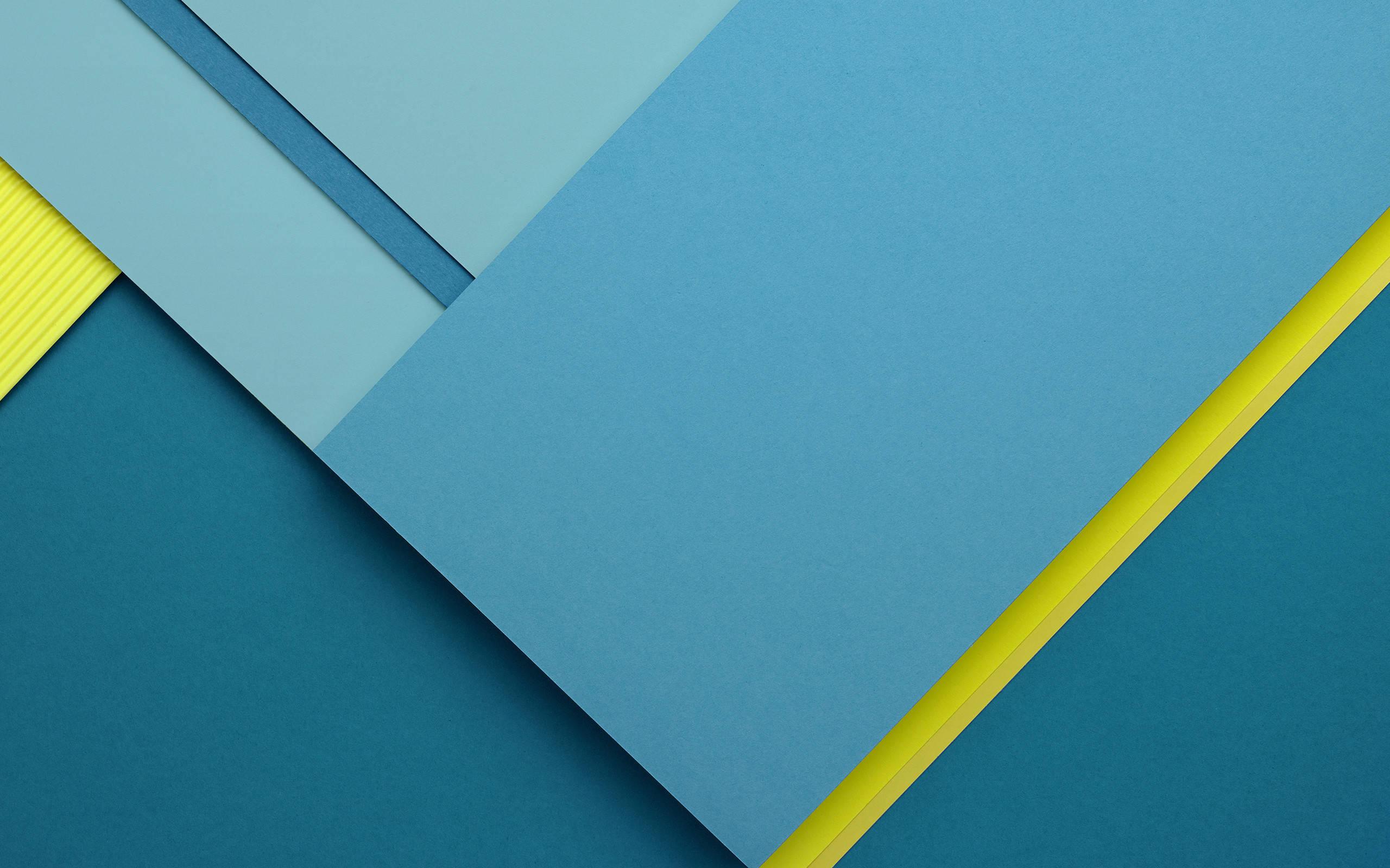 Blue And Yellow Chromebook Design — 2560x1600 wallpaper
