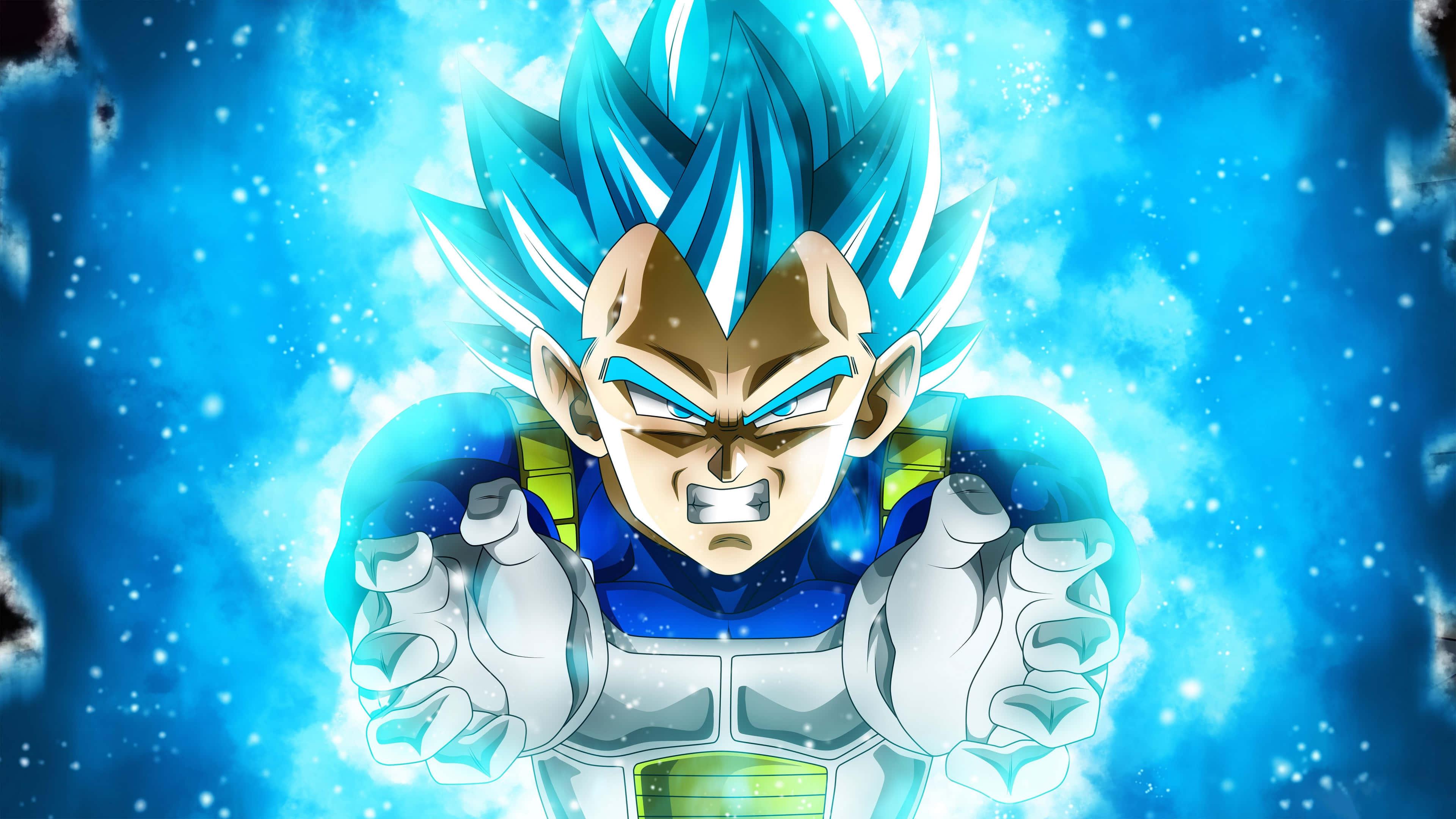 Blue Hair Vegeta Dragon Ball Super Picture — 3840x2160 wallpaper