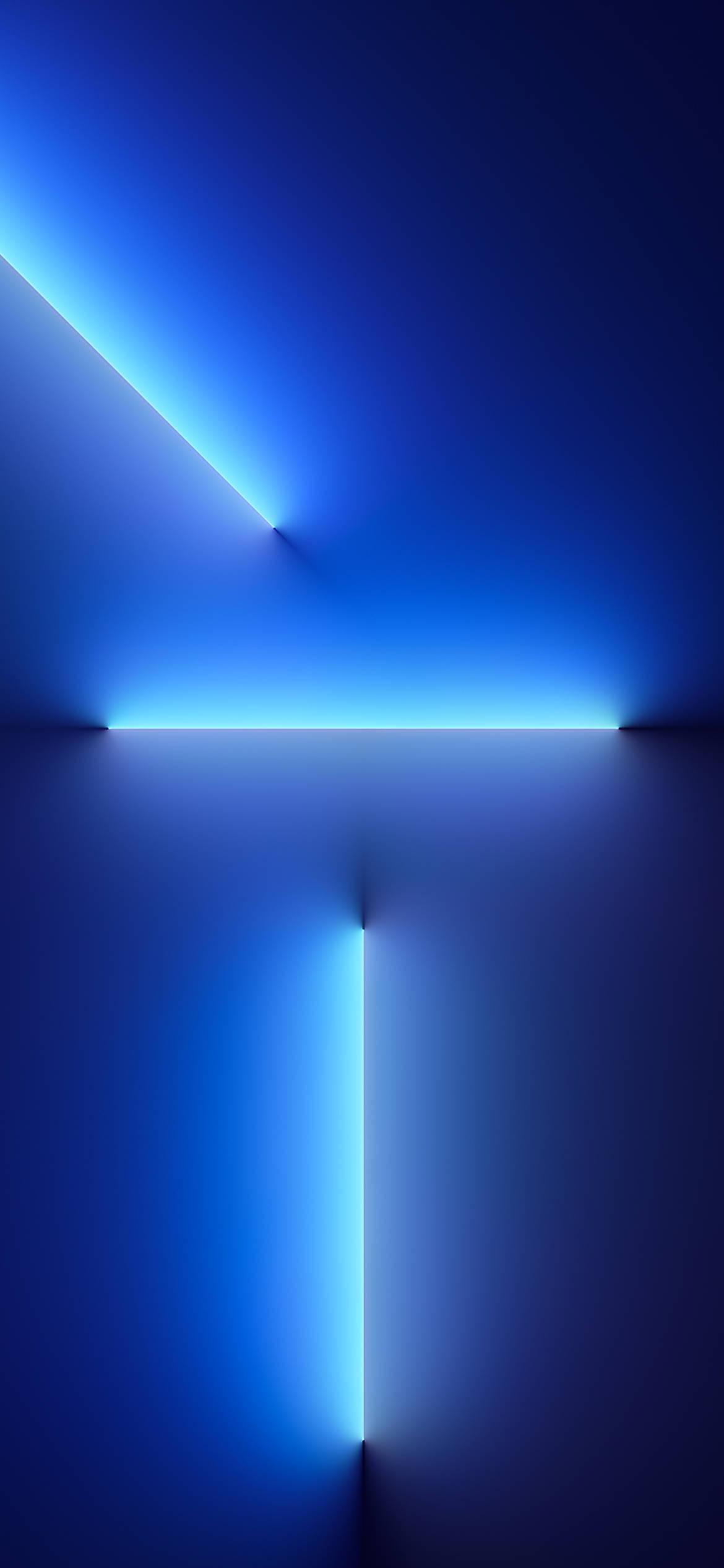 Blue Lights iPhone 13 Pro — 1170x2532 wallpaper