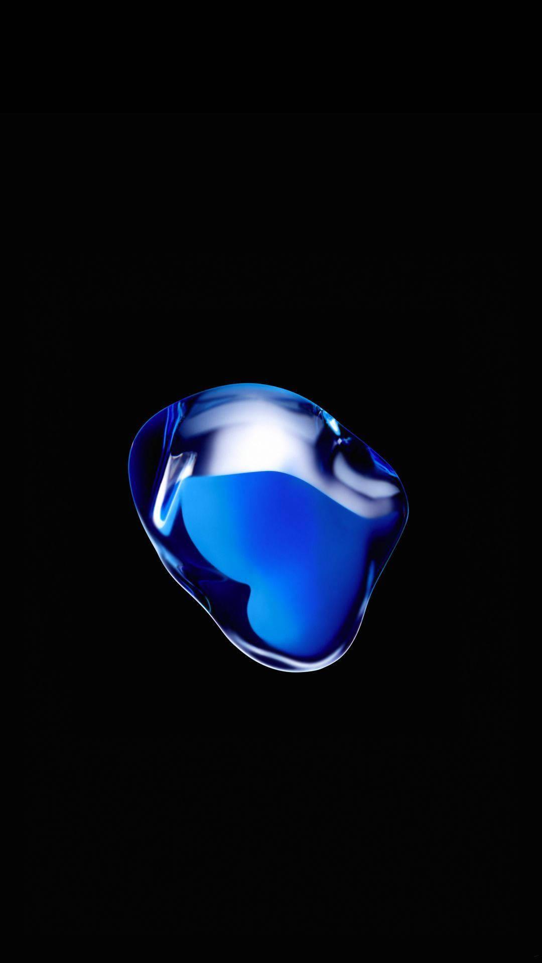 Blue Liquid Metal Iphone Live — 1080x1920 wallpaper