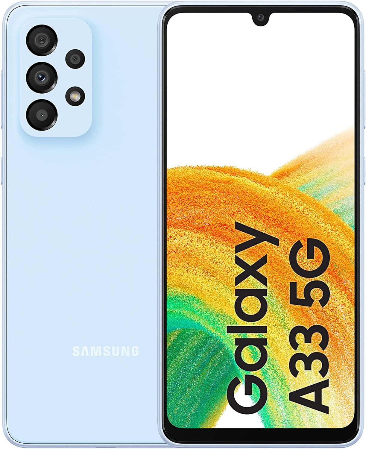 Blue Samsung Galaxy A33 5G Phone Picture — 1223x1500 wallpaper