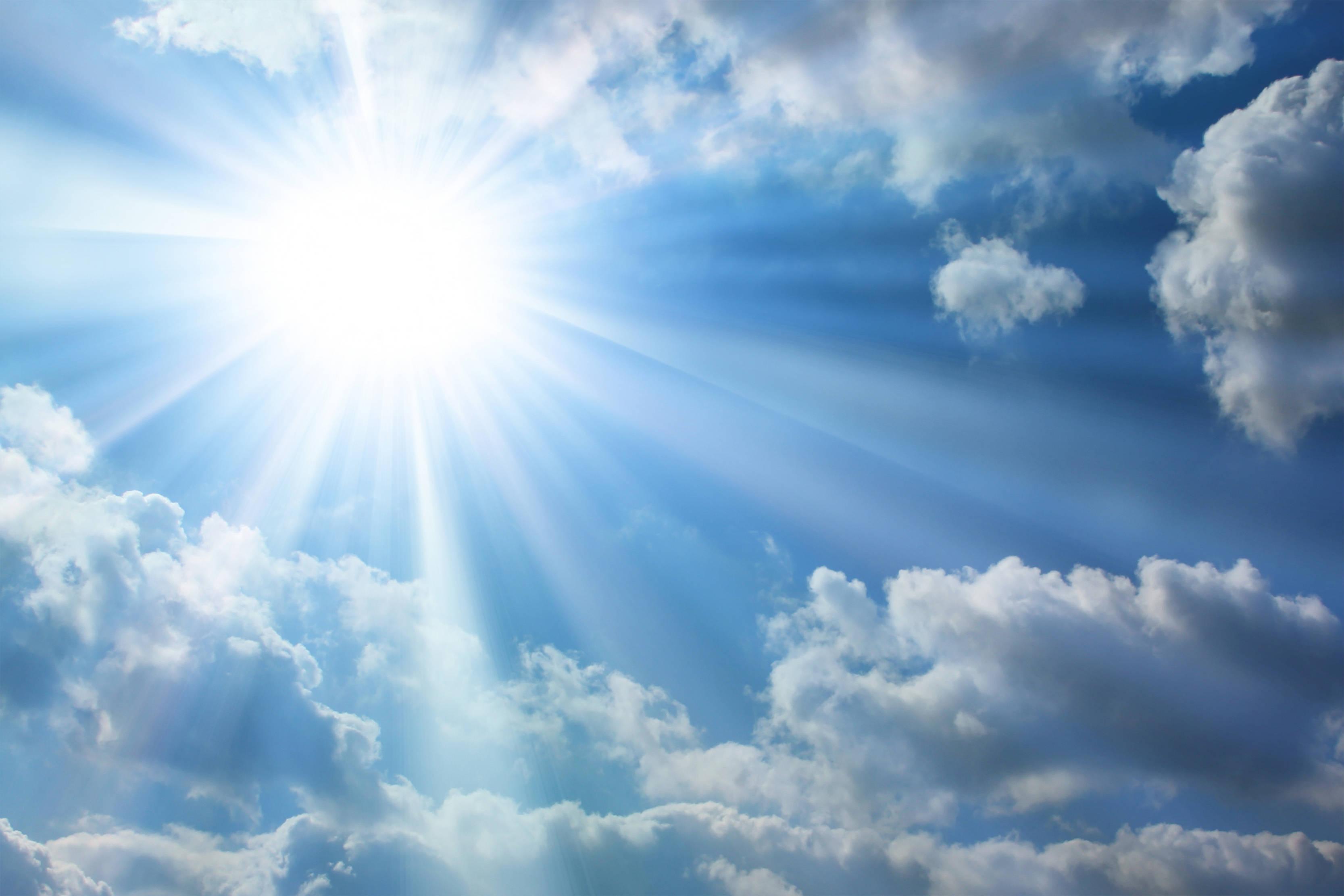 Blue Sky With Clouds — 3333x2222 wallpaper