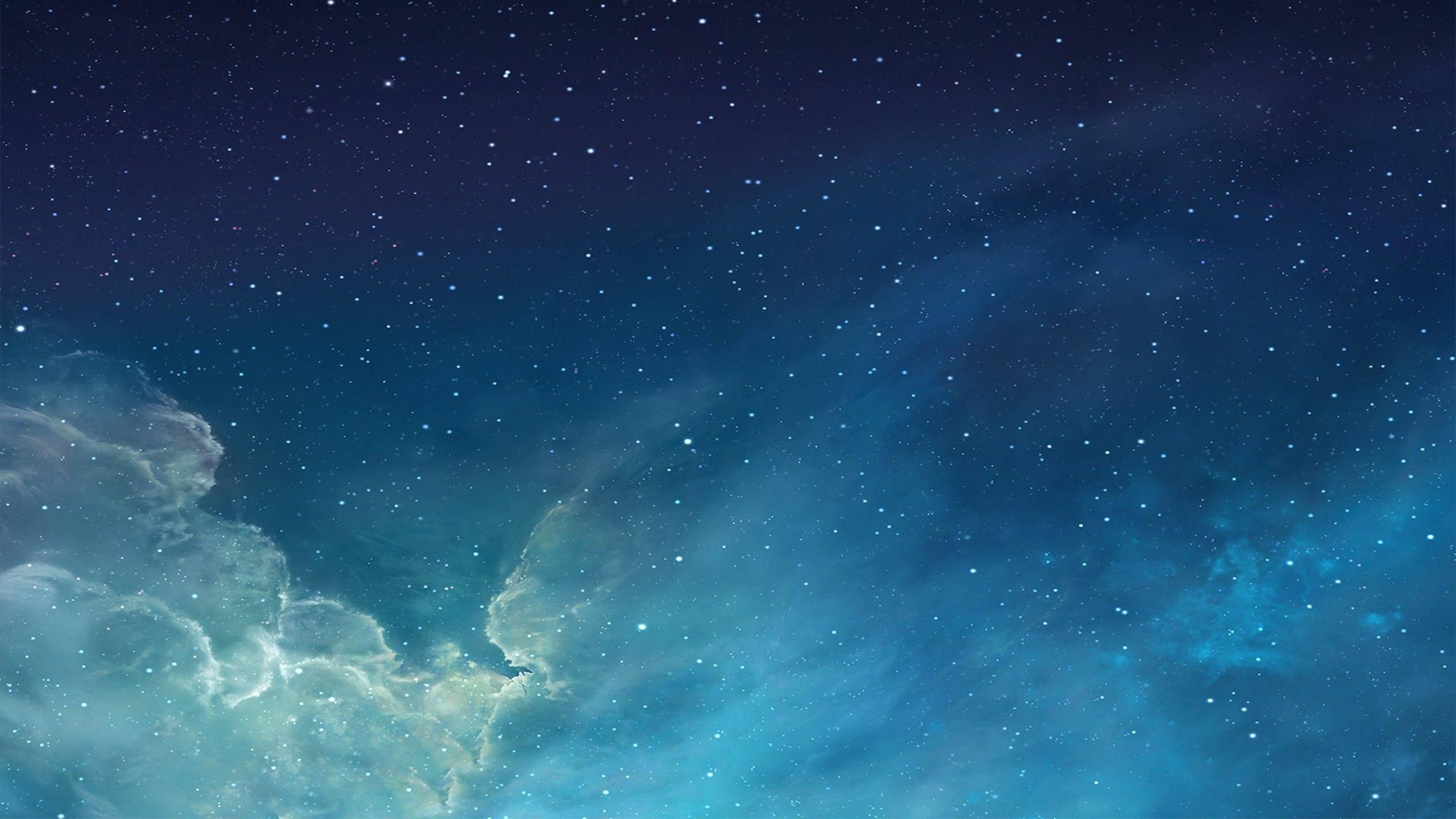 Blue Starry Sky — 2560x1440 wallpaper
