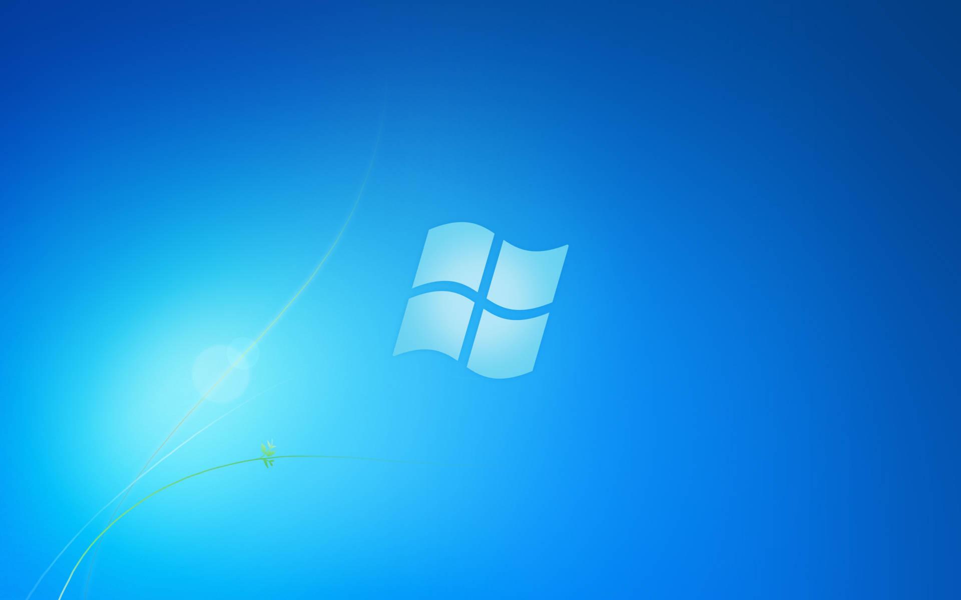 Blue Windows 7 Home screen — 1920x1200 wallpaper