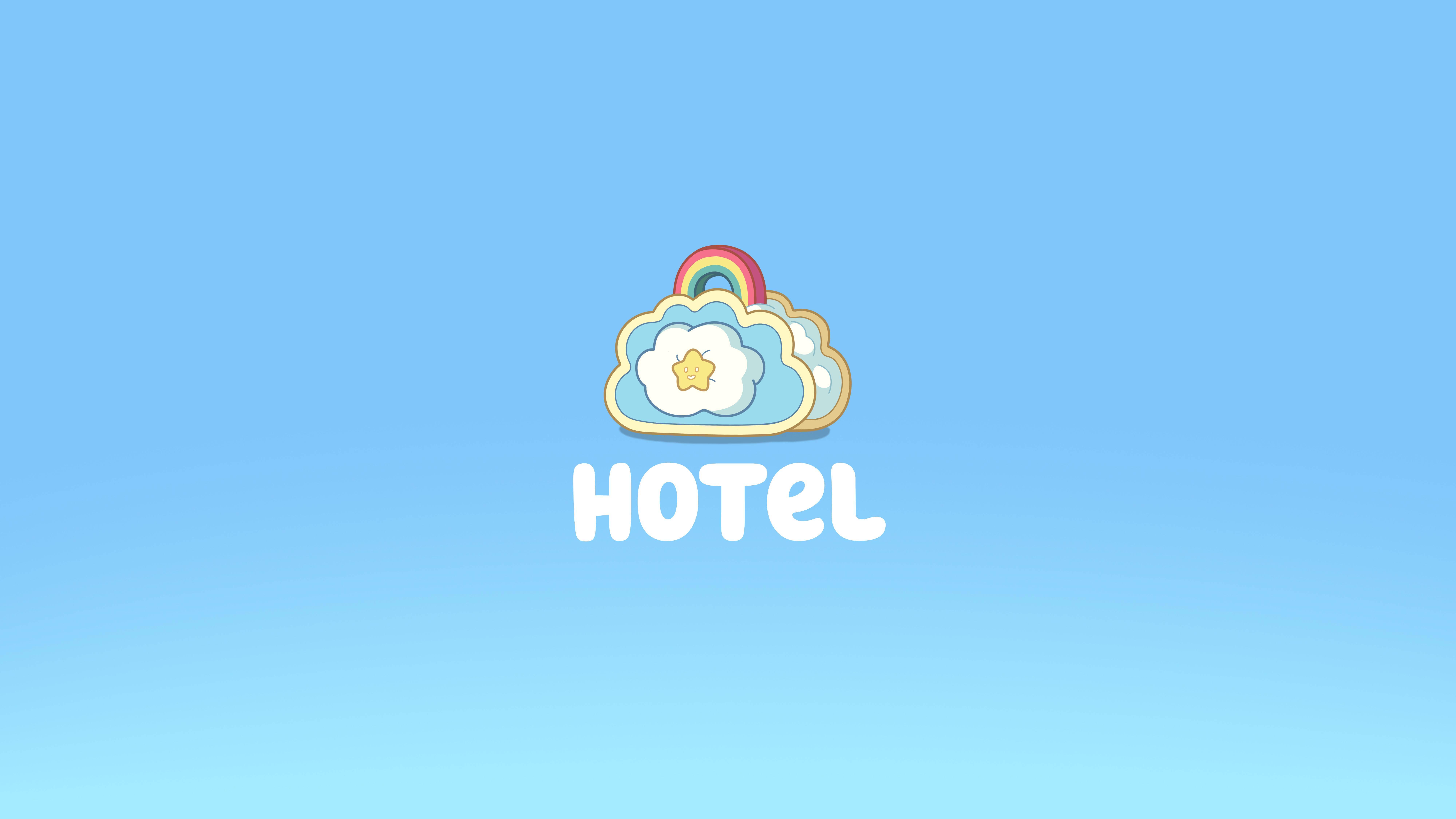 Bluey Hotel Episode — 8000x4500 wallpaper