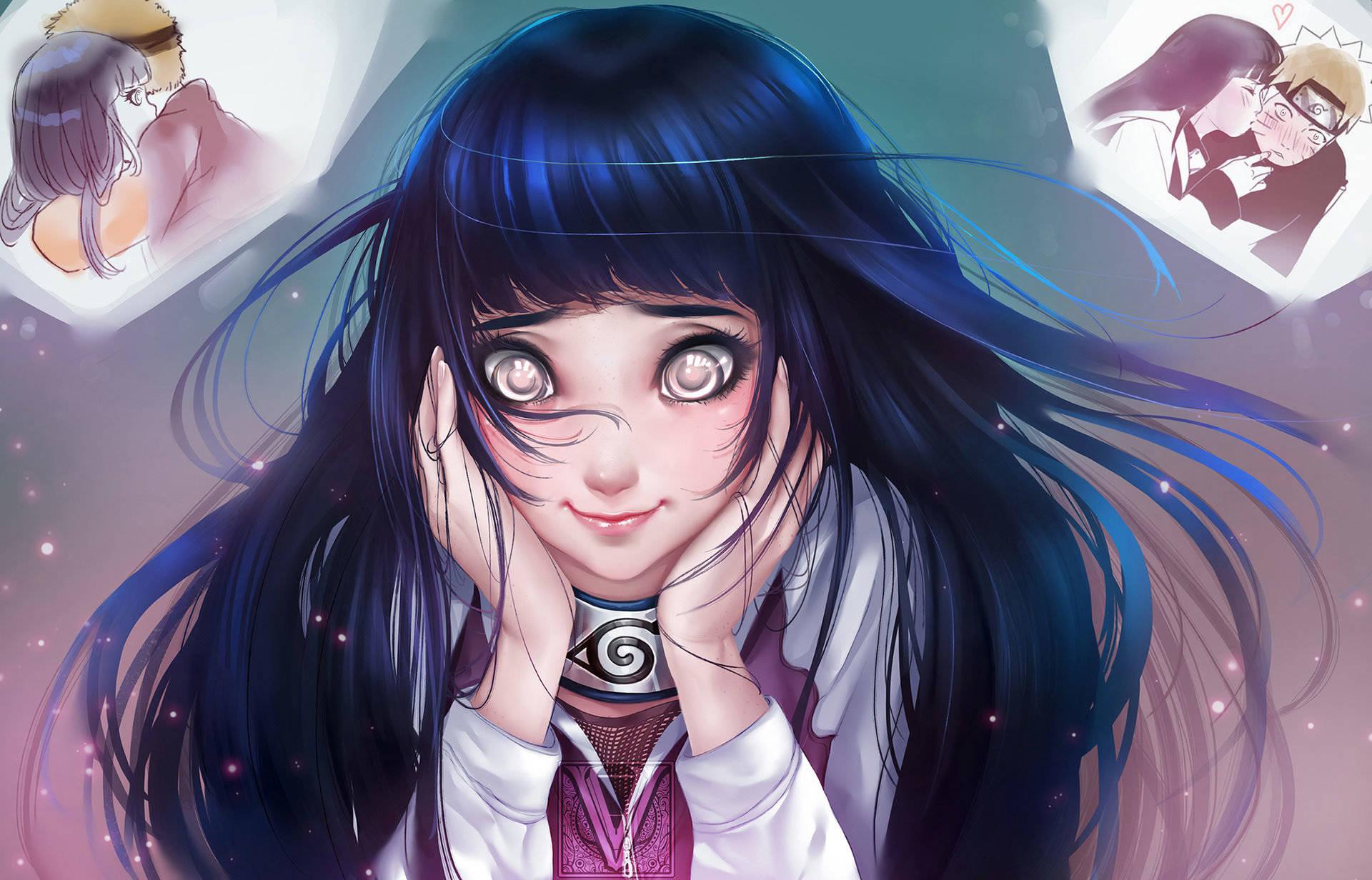Blushing Hinata With Naruto — 1920x1232 wallpaper