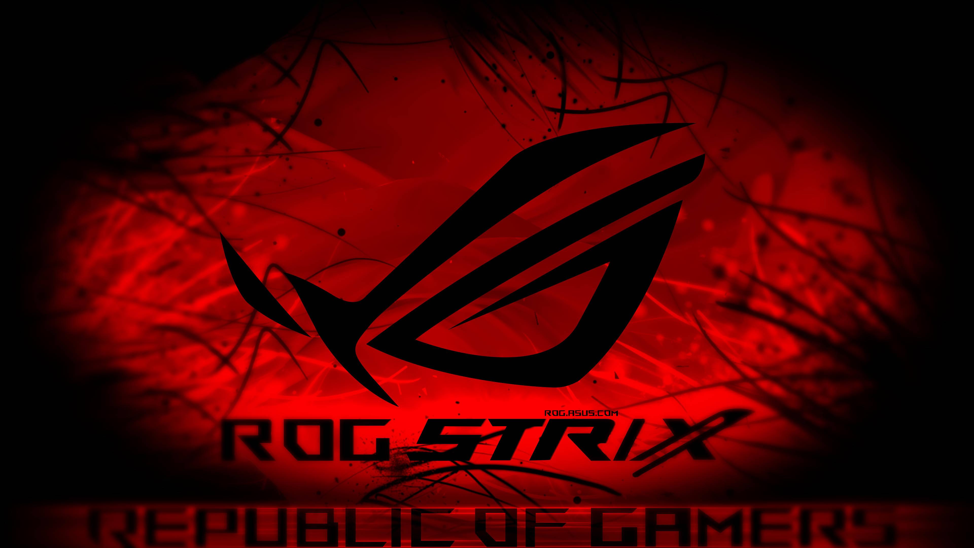 Bold Asus ROG Design — 3840x2160 wallpaper