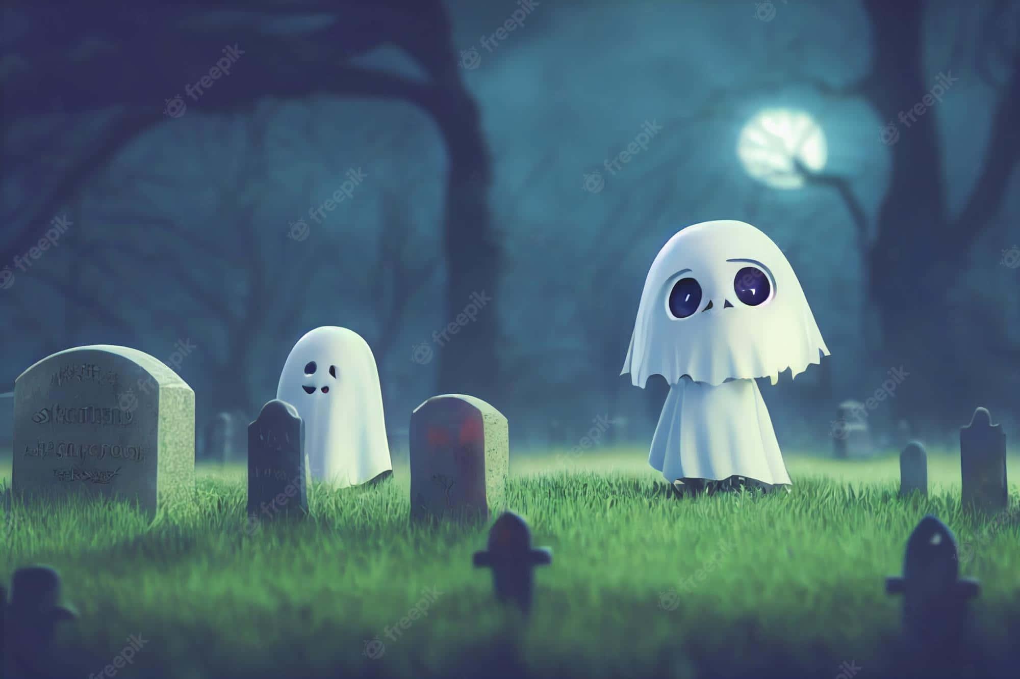 Boo! Even Ghosts Need Love — 2000x1333 wallpaper